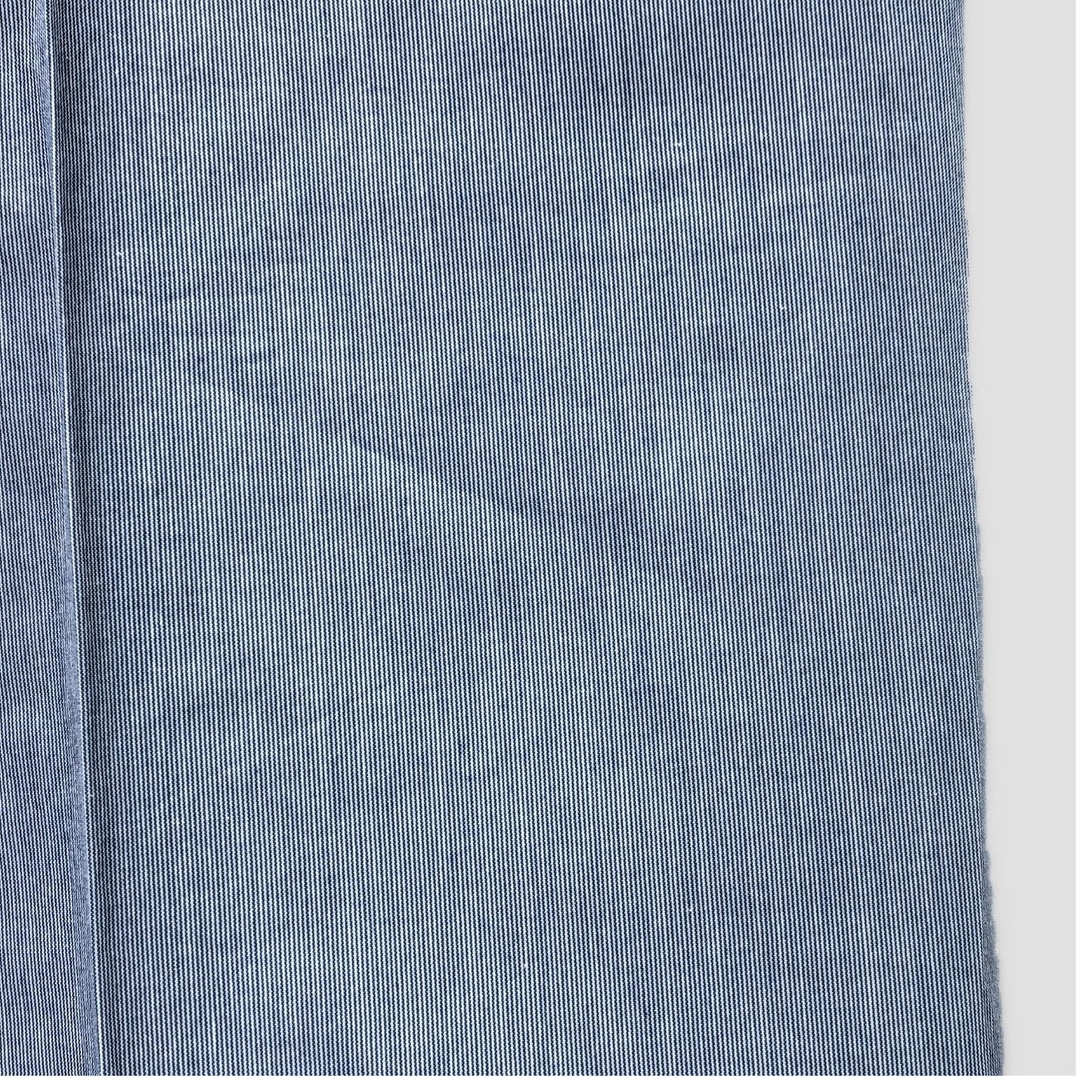 HAIRLINE STRIPE COTTON TROUSERS