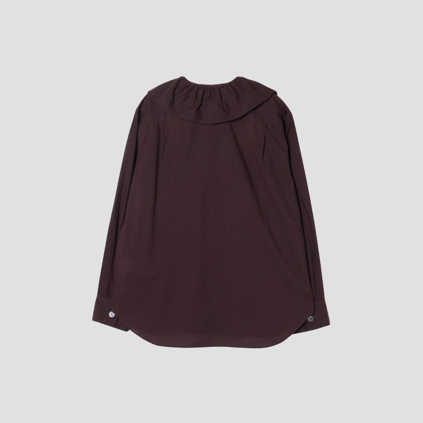 PIECE DYED WASHED COTTON SHIRT