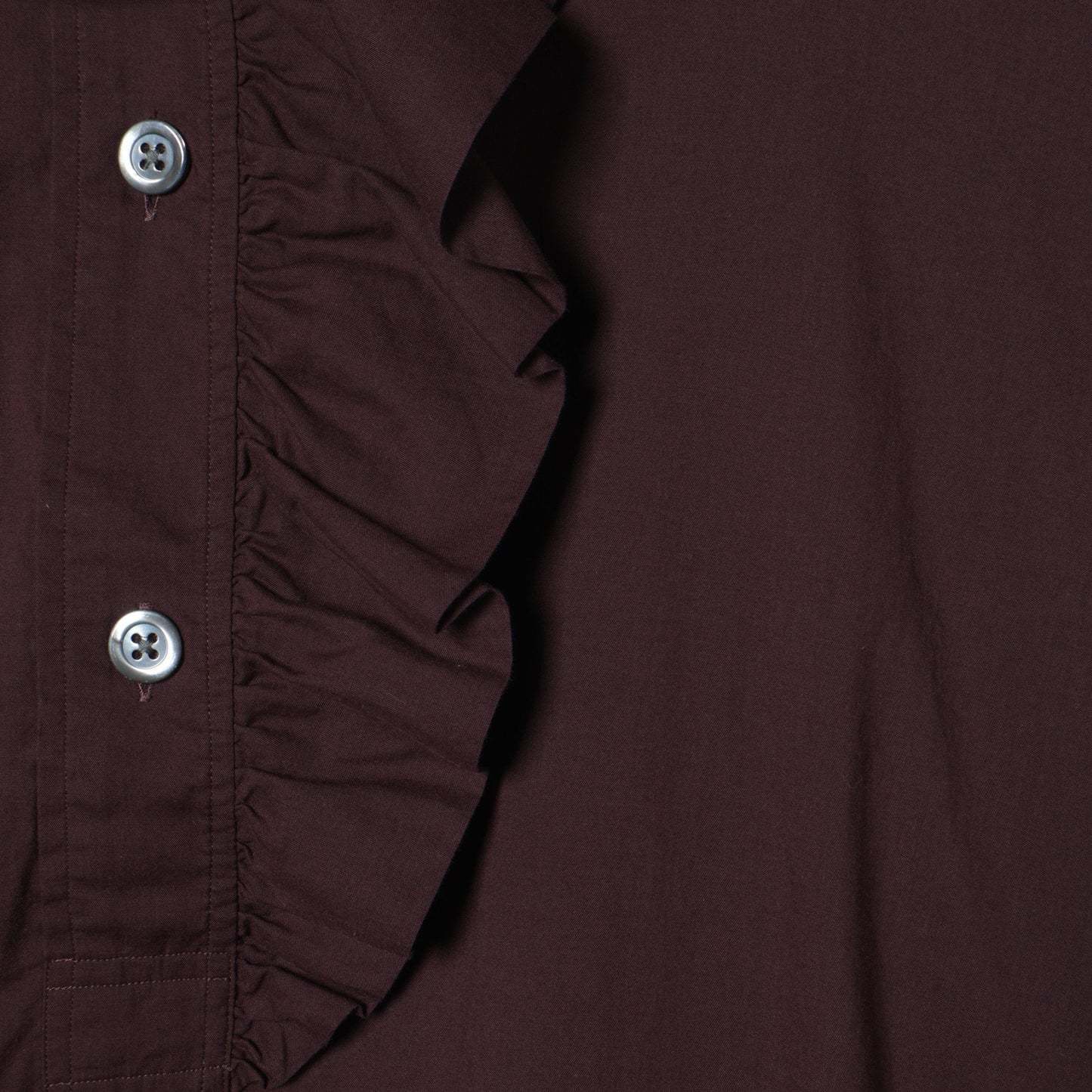 PIECE DYED WASHED COTTON SHIRT