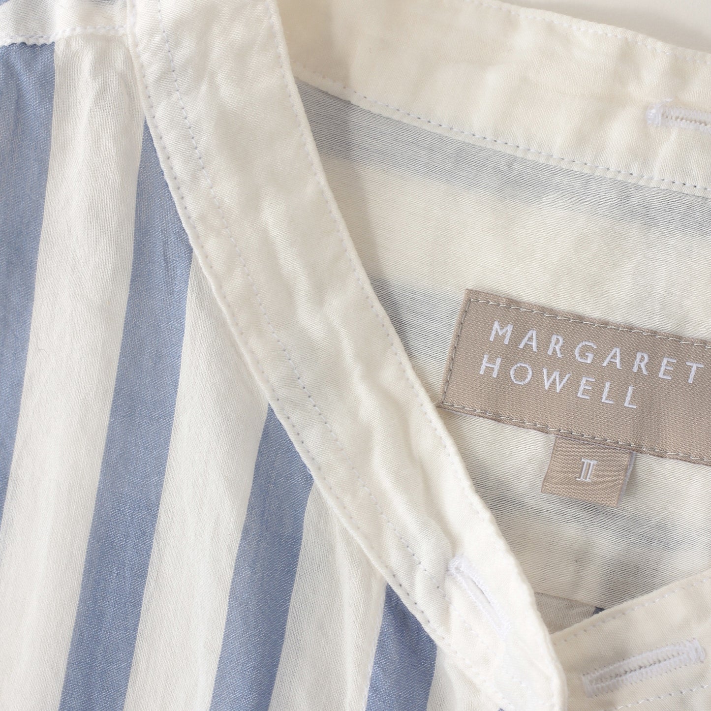 SILK COTTON BOLD STRIPE SHIRT