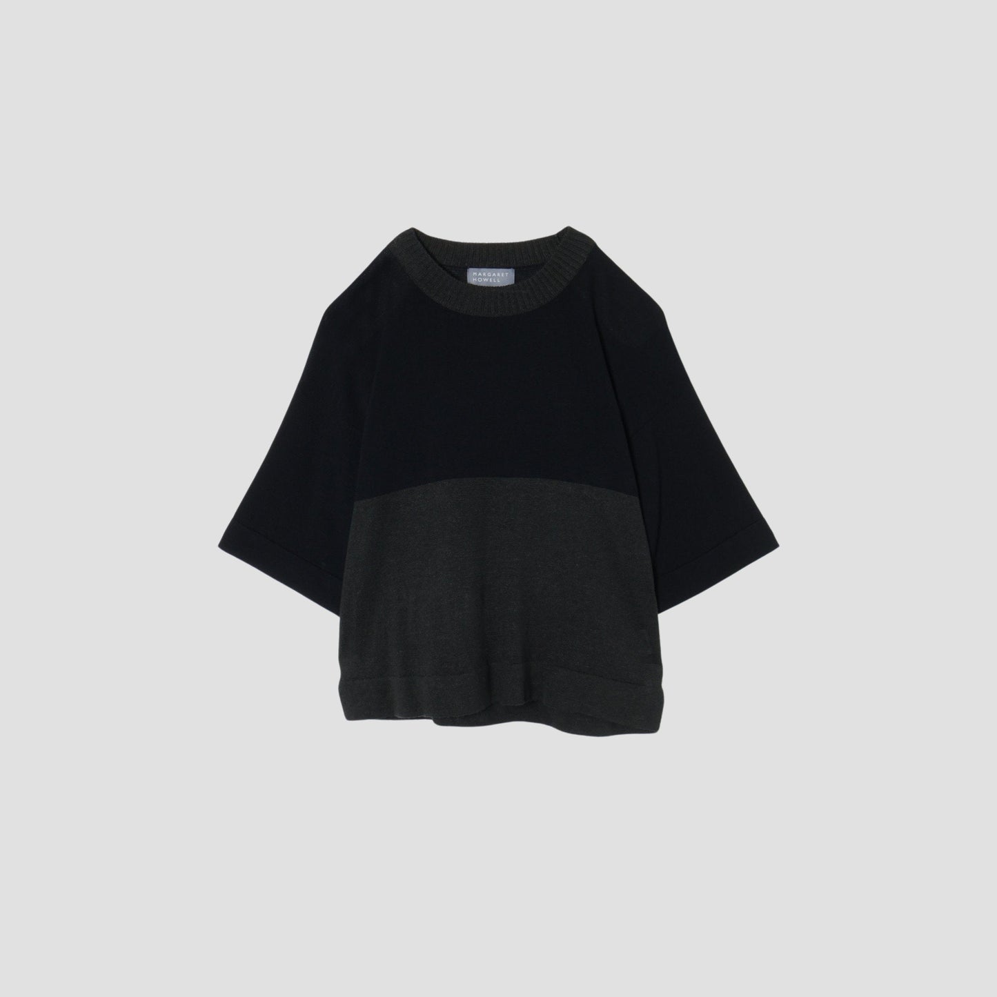 BLOCK COTTON LINEN SILK KNIT