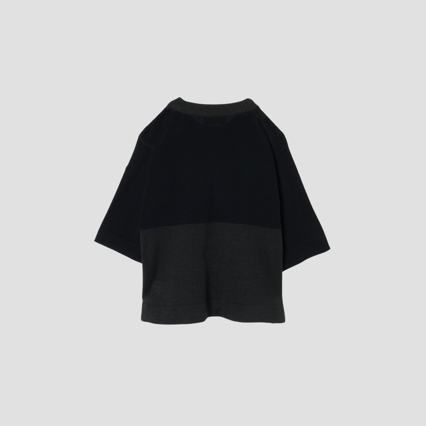 BLOCK COTTON LINEN SILK KNIT