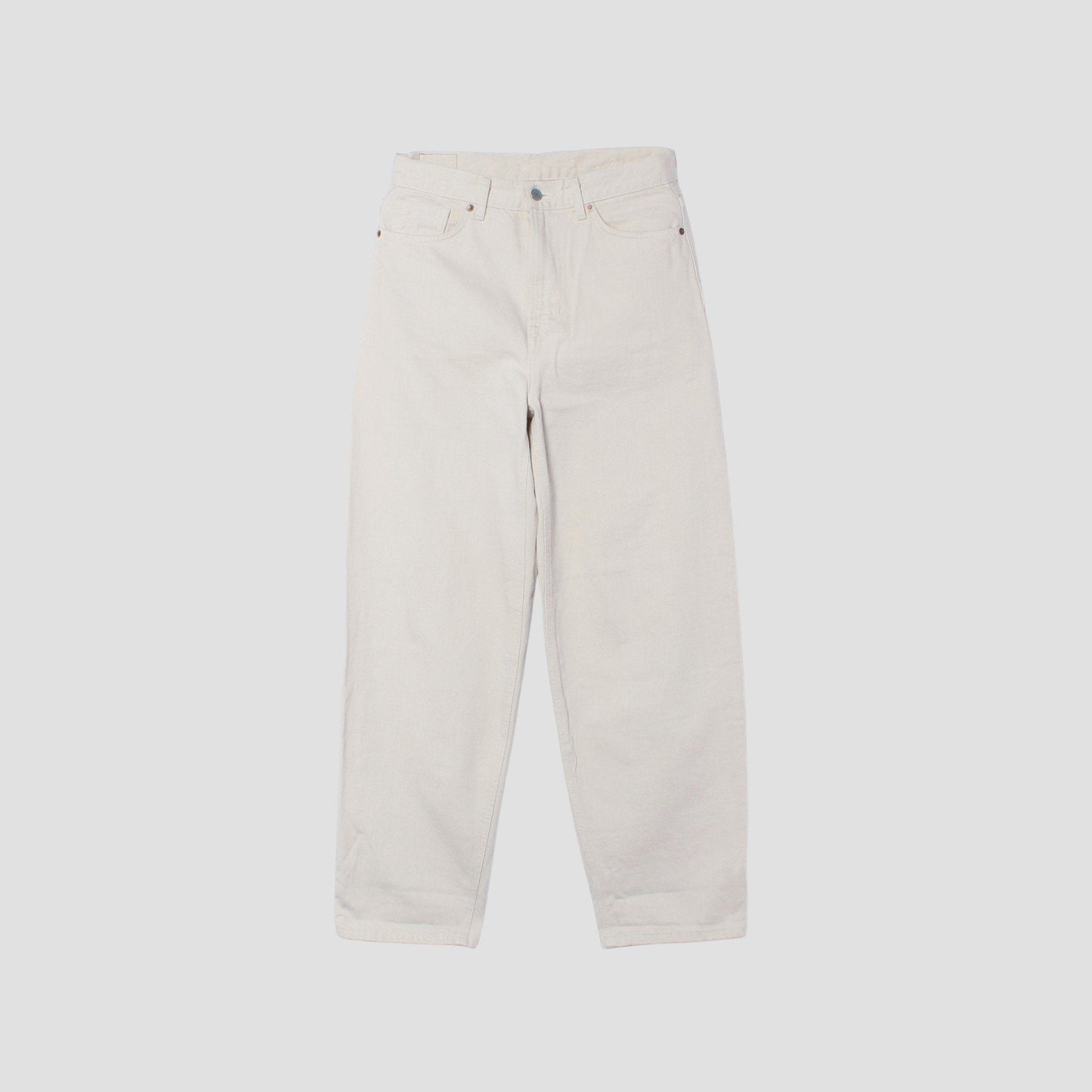WHITE DENIM TROUSERS