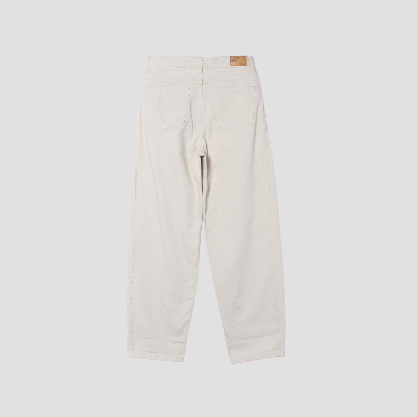 WHITE DENIM TROUSERS