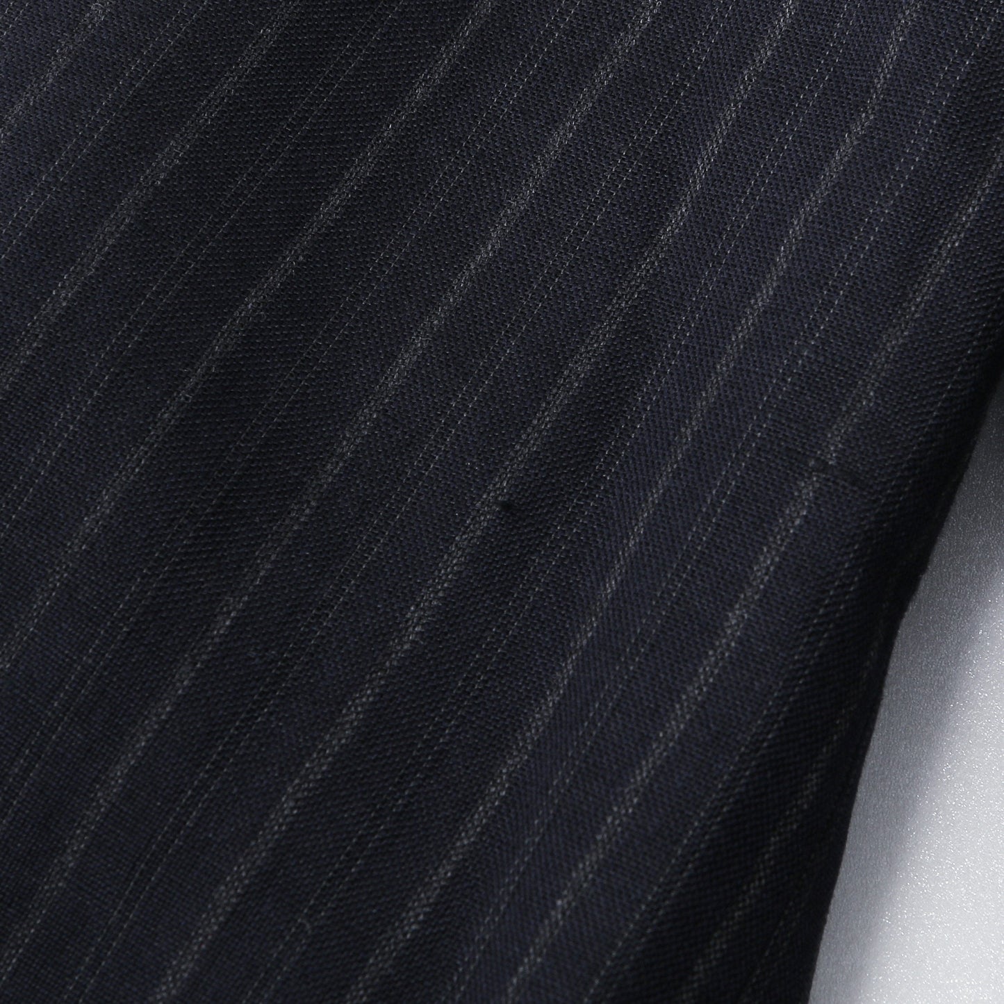 CHALK STRIPE LINEN WOOL JACKET