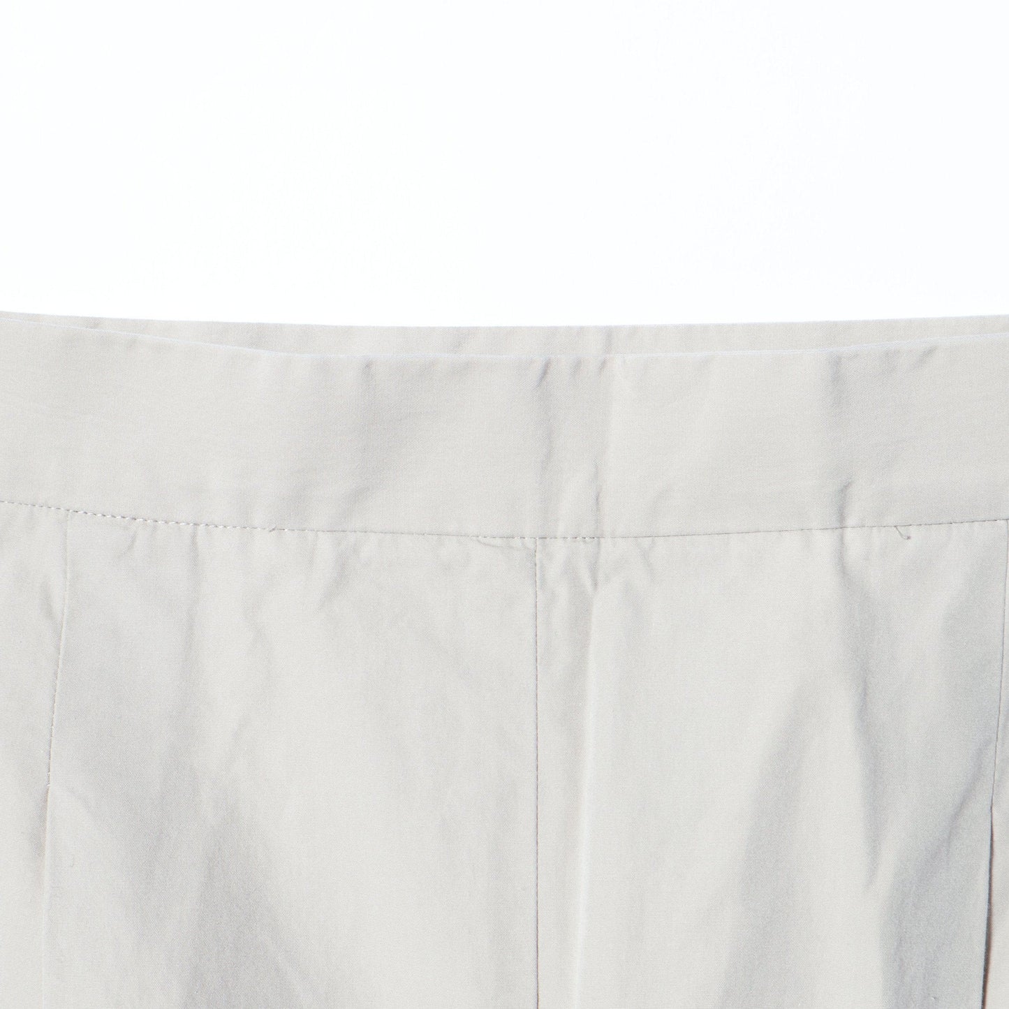 WASHED YARN DYE POPLIN TROUSERS