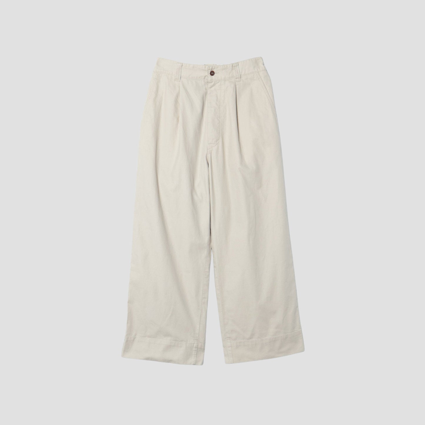 ORGANIC LIGHT COTTON TWILL TROUSERS