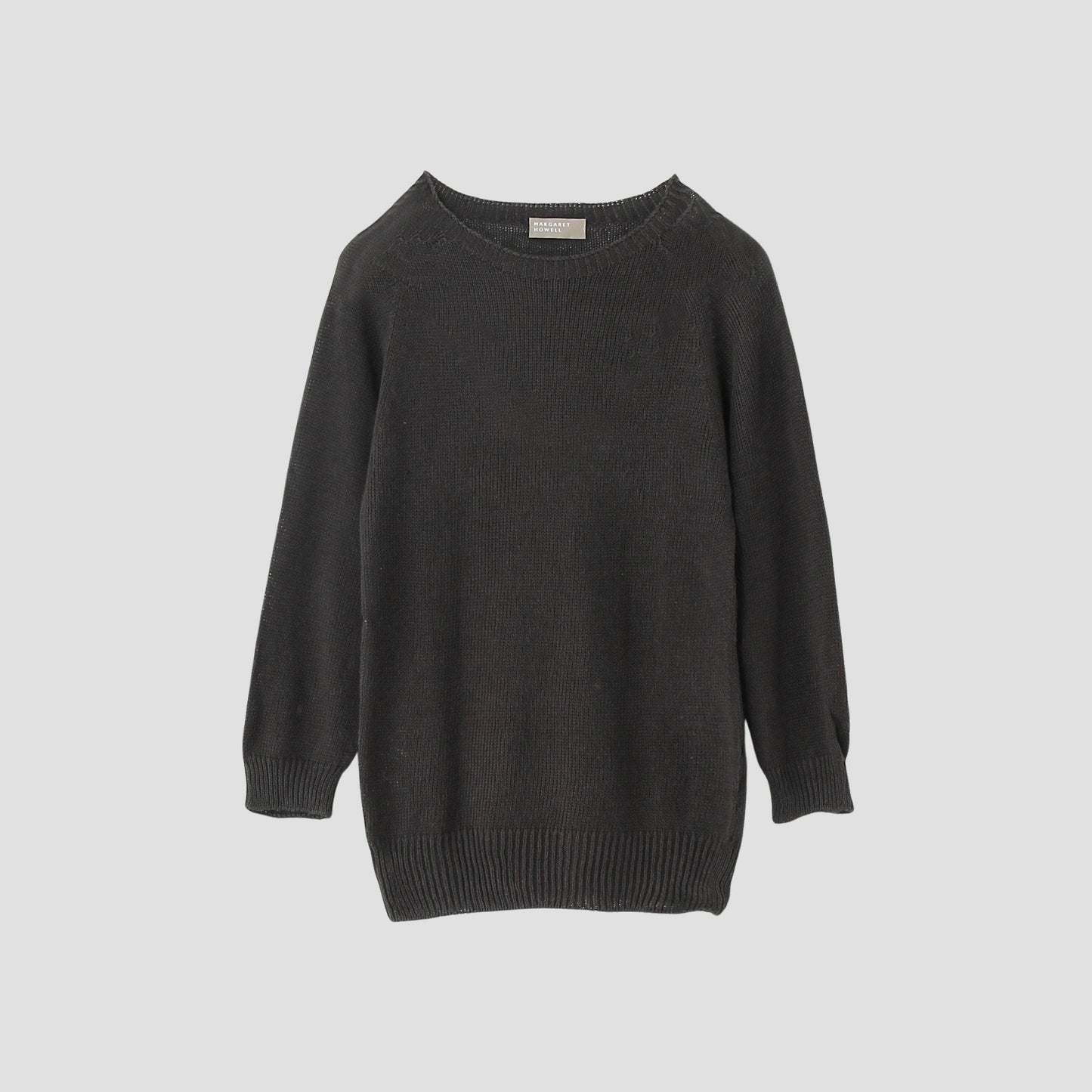 LINEN COTTON CREW NECK KNIT
