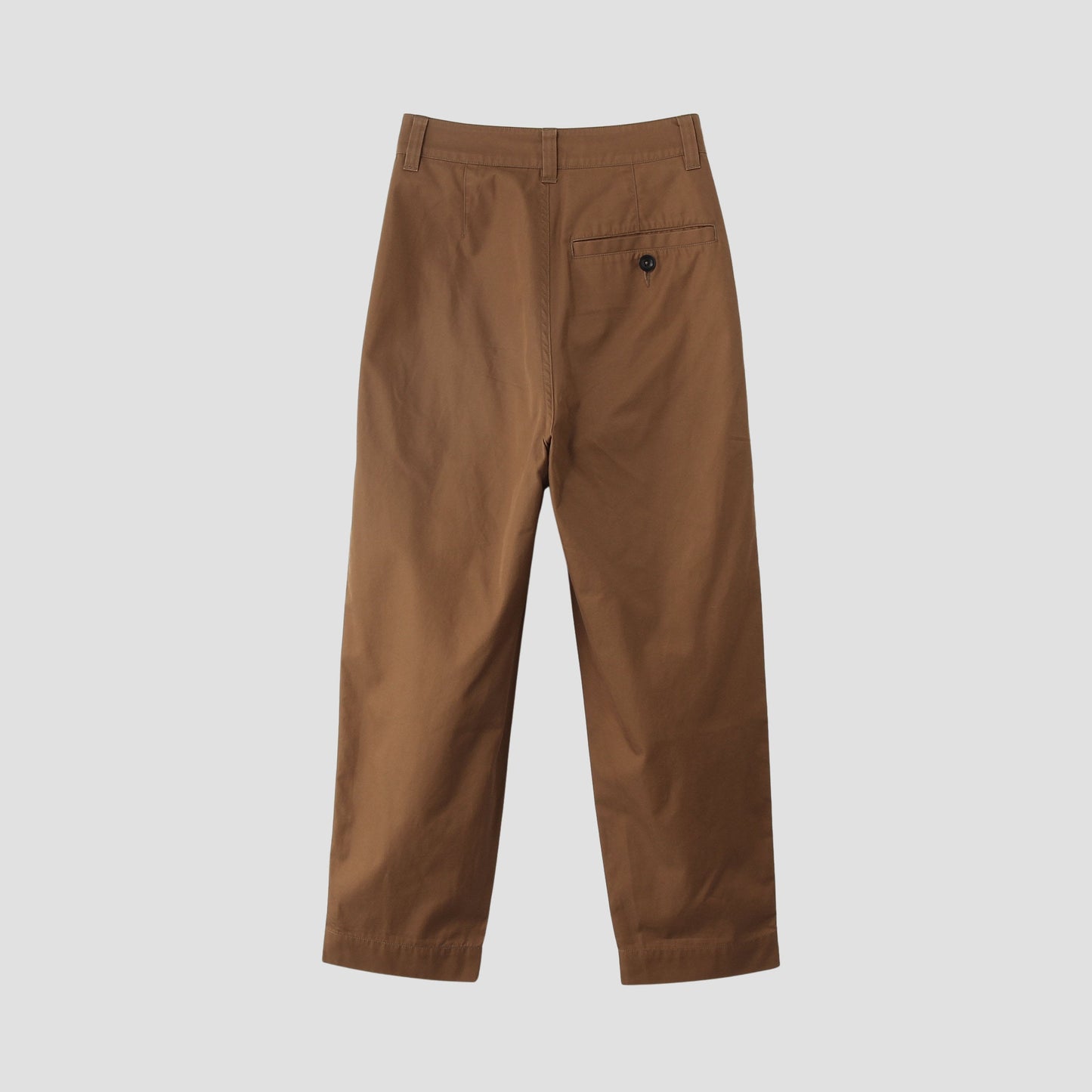 CRISP COTTON TWILL TROUSERS