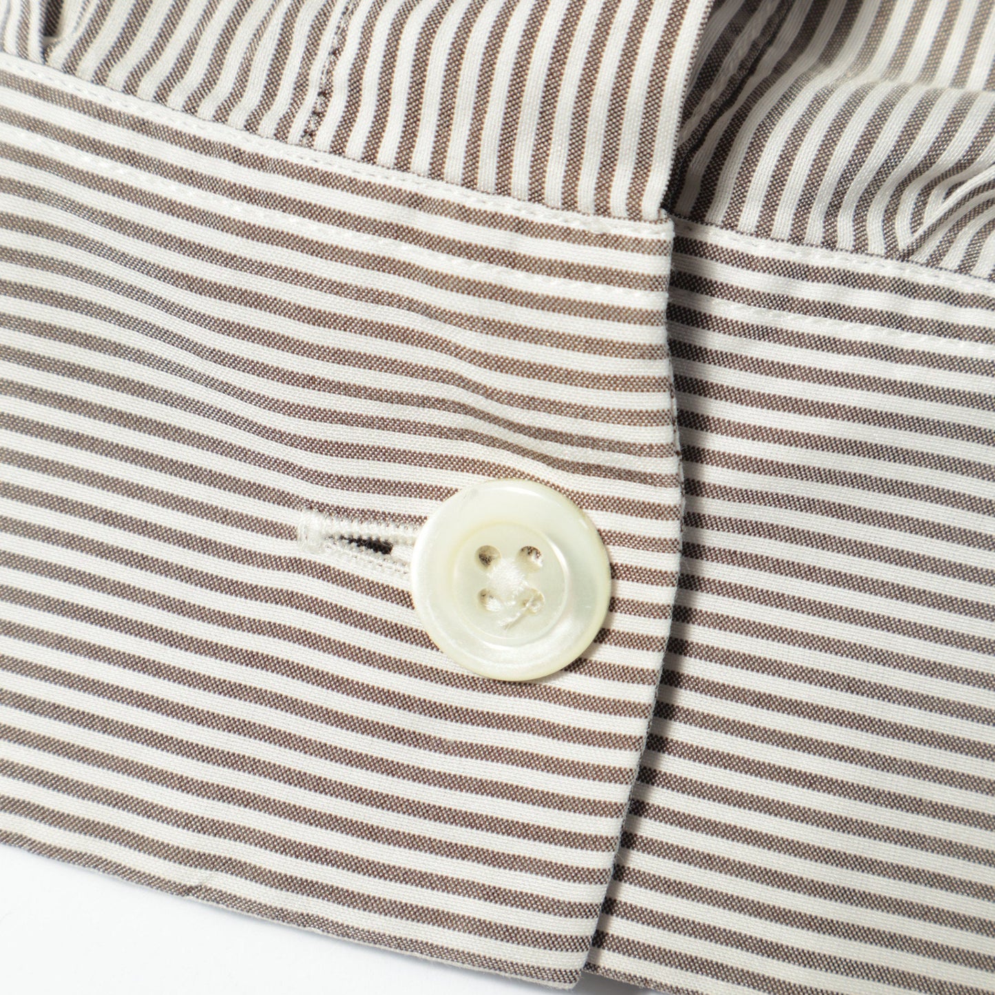 SILK COTTON STRIPE SHIRT