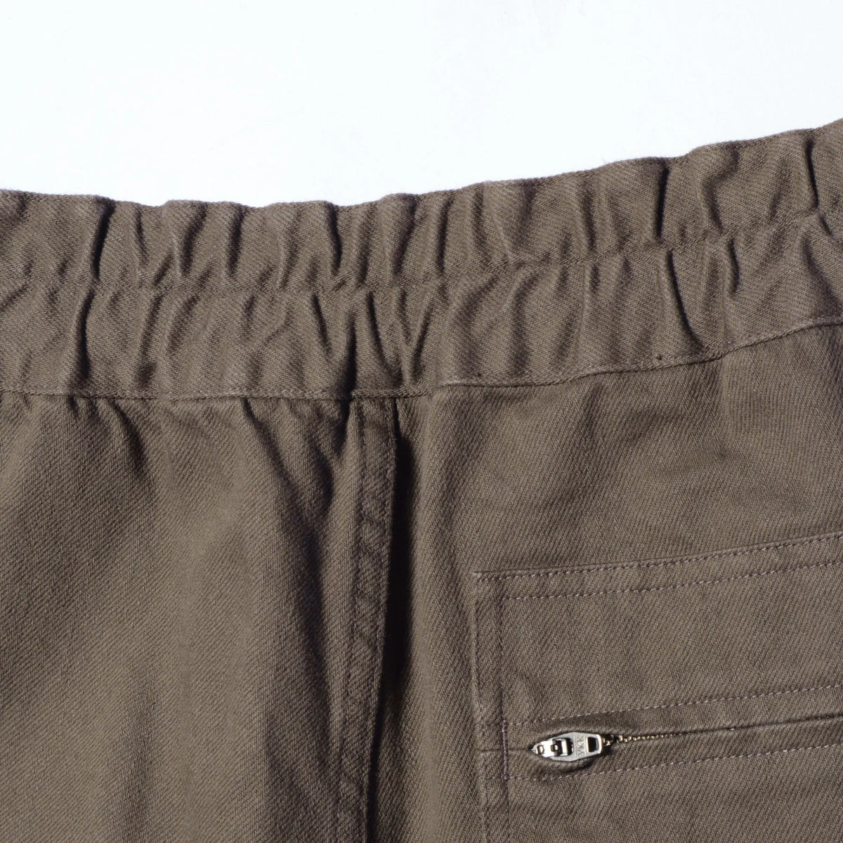 WORN COTTON DRILL TROUSERS