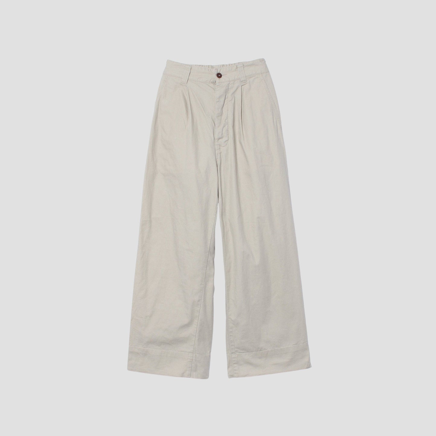 ORGANIC LIGHT COTTON TWILL TROUSERS