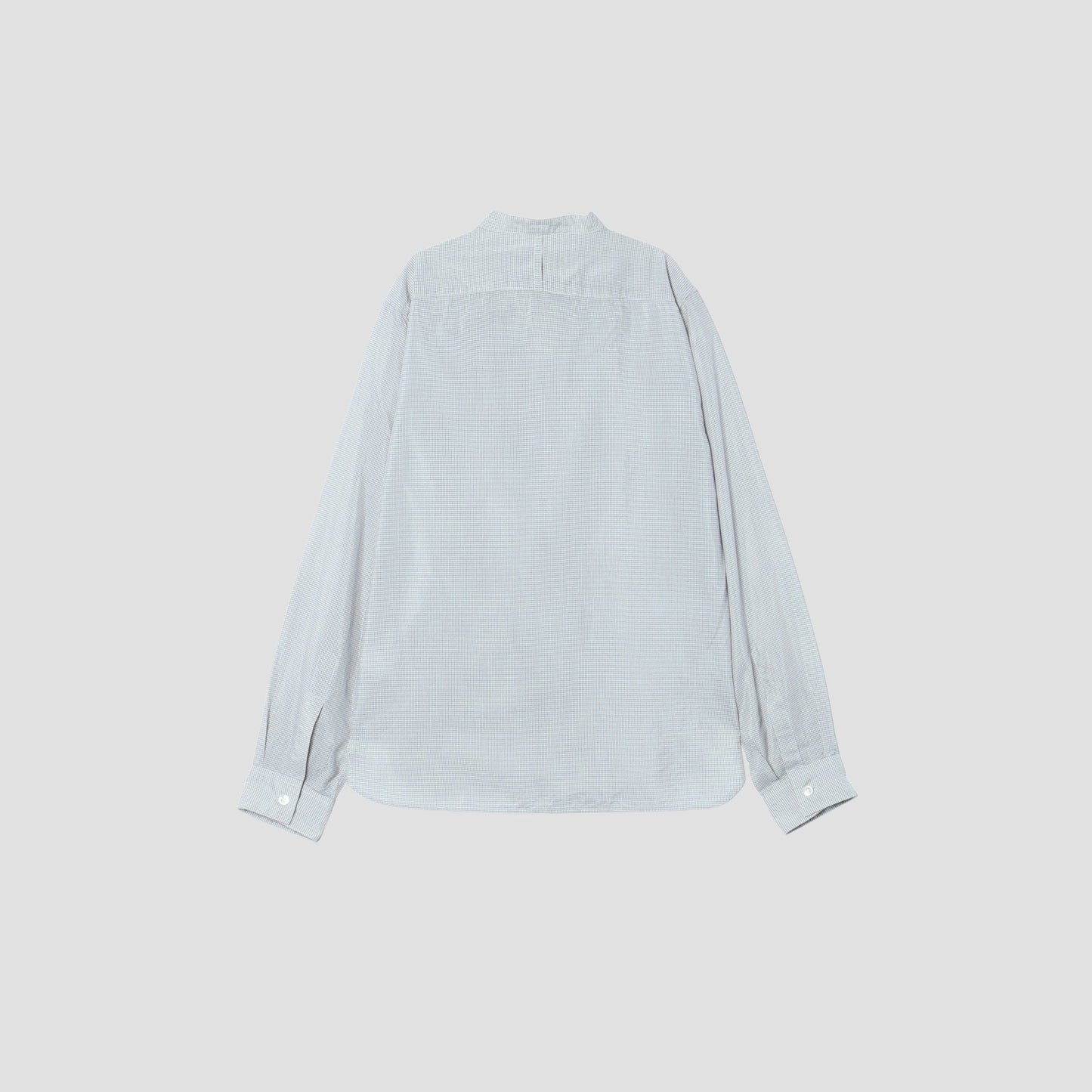 COTTON SILK GRAPH CHECK SHIRT