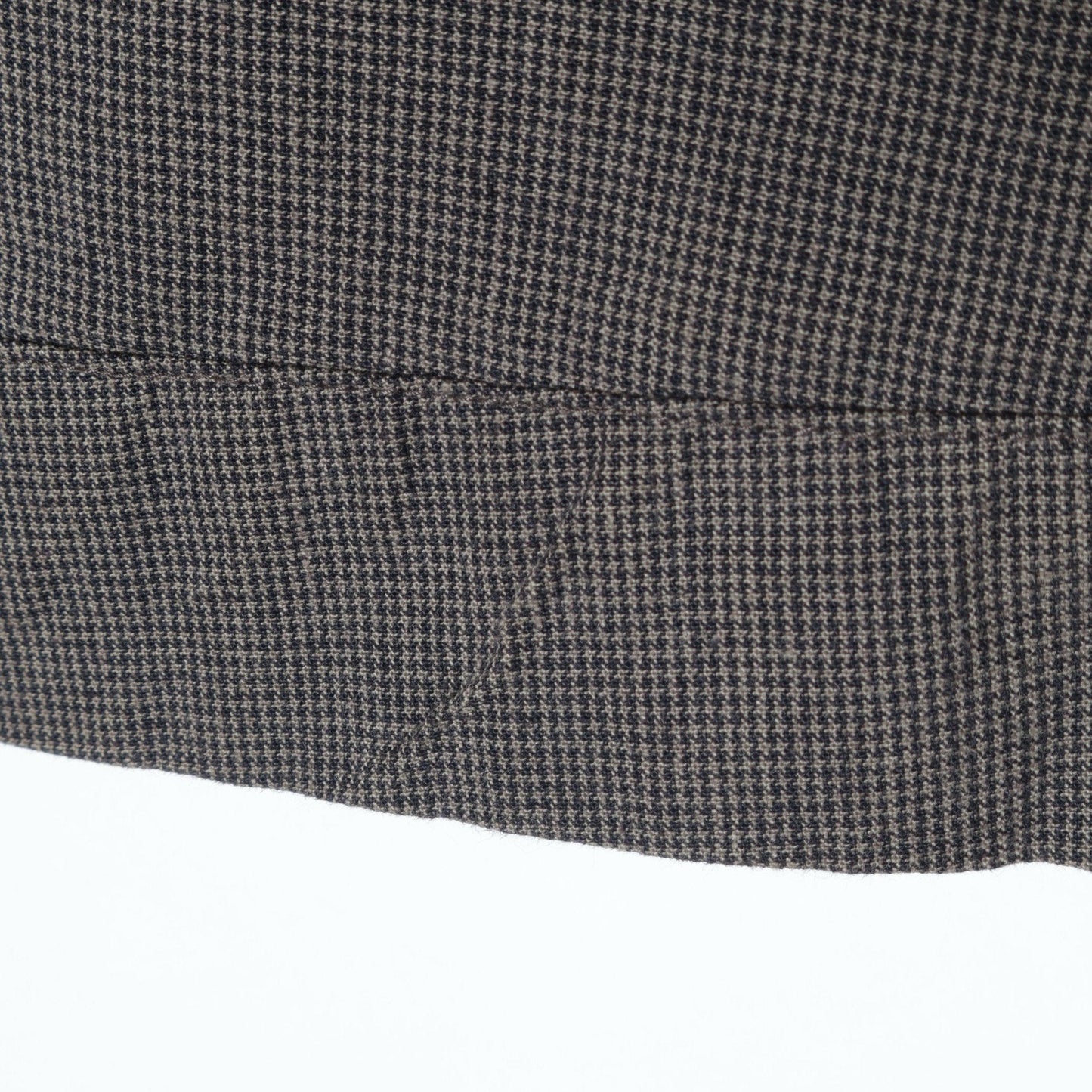 CHEF CHECK COTTON LINEN SKIRT
