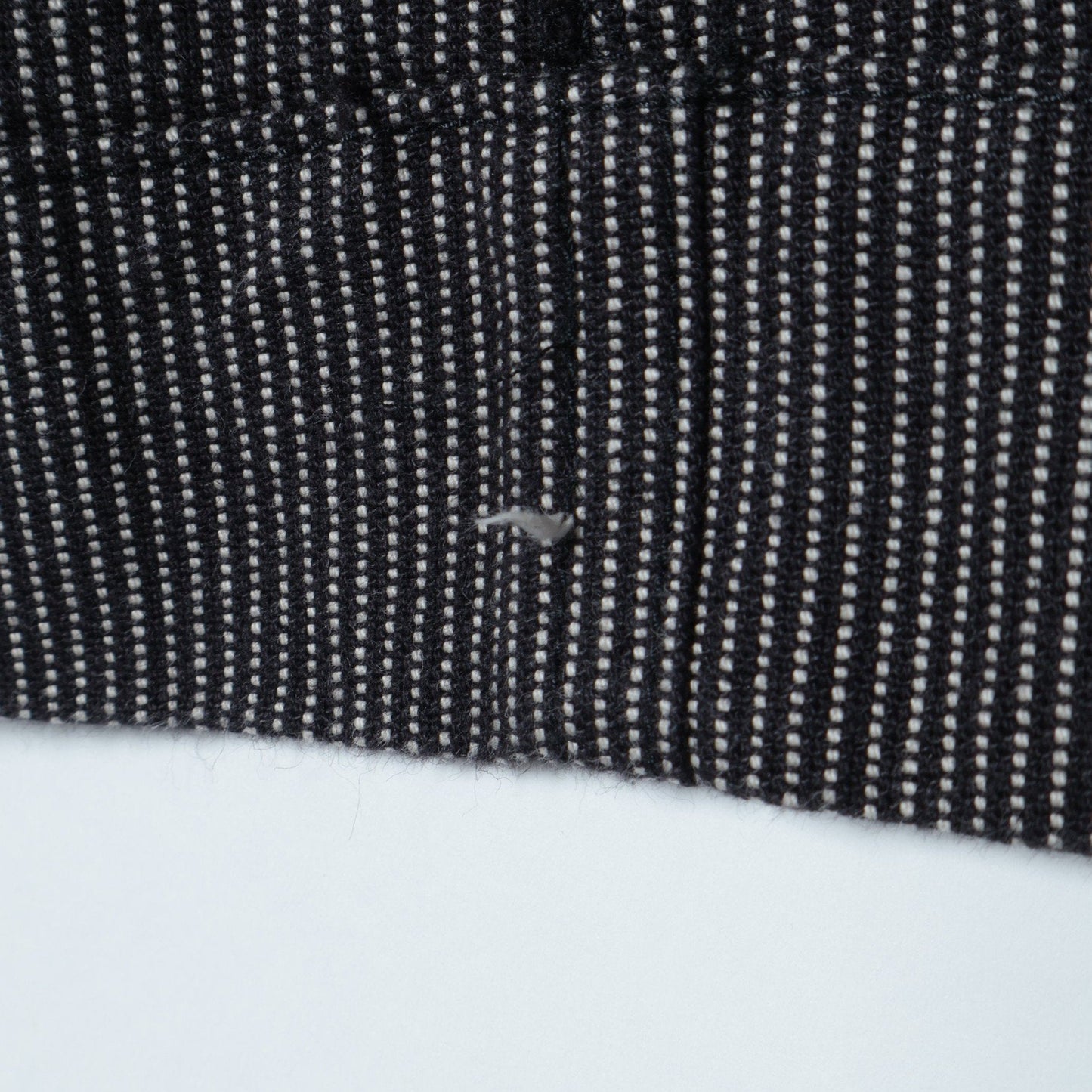 WORKWEAR STRIPE COTTON LINEN SKIRT