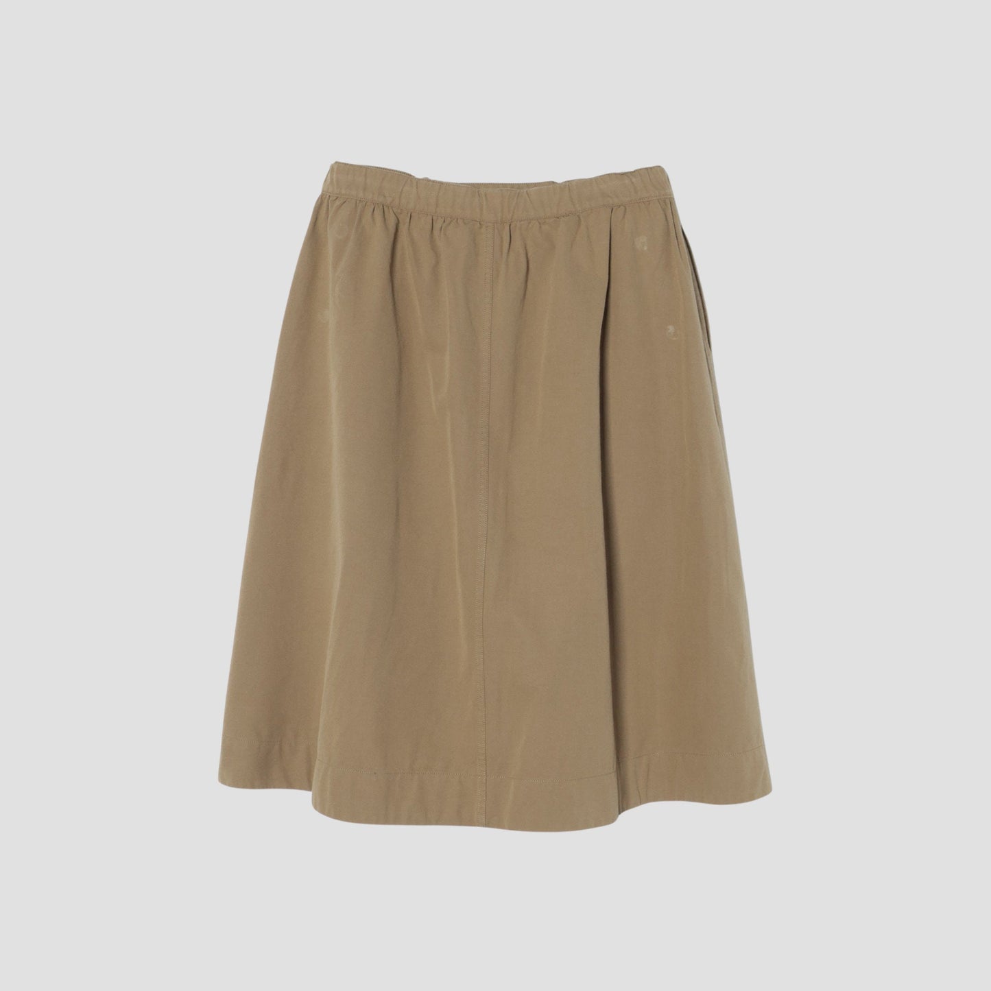 COTTON WOOL CANVAS SKIRT