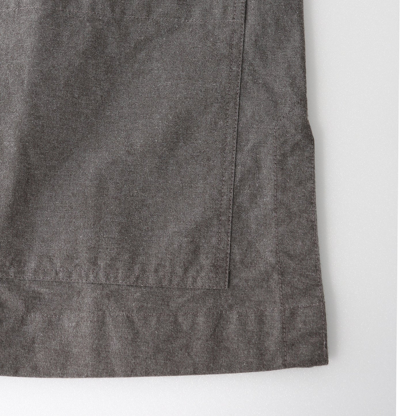 MELANGE COTTON CHAMBRAY SHIRT