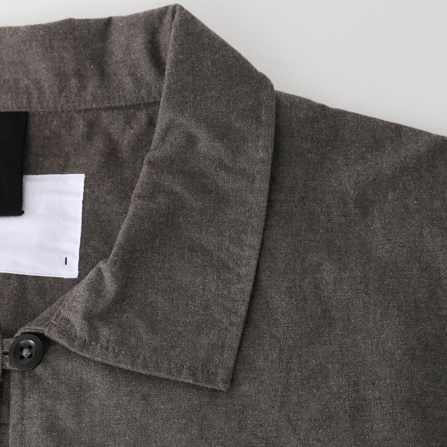 MELANGE COTTON CHAMBRAY SHIRT