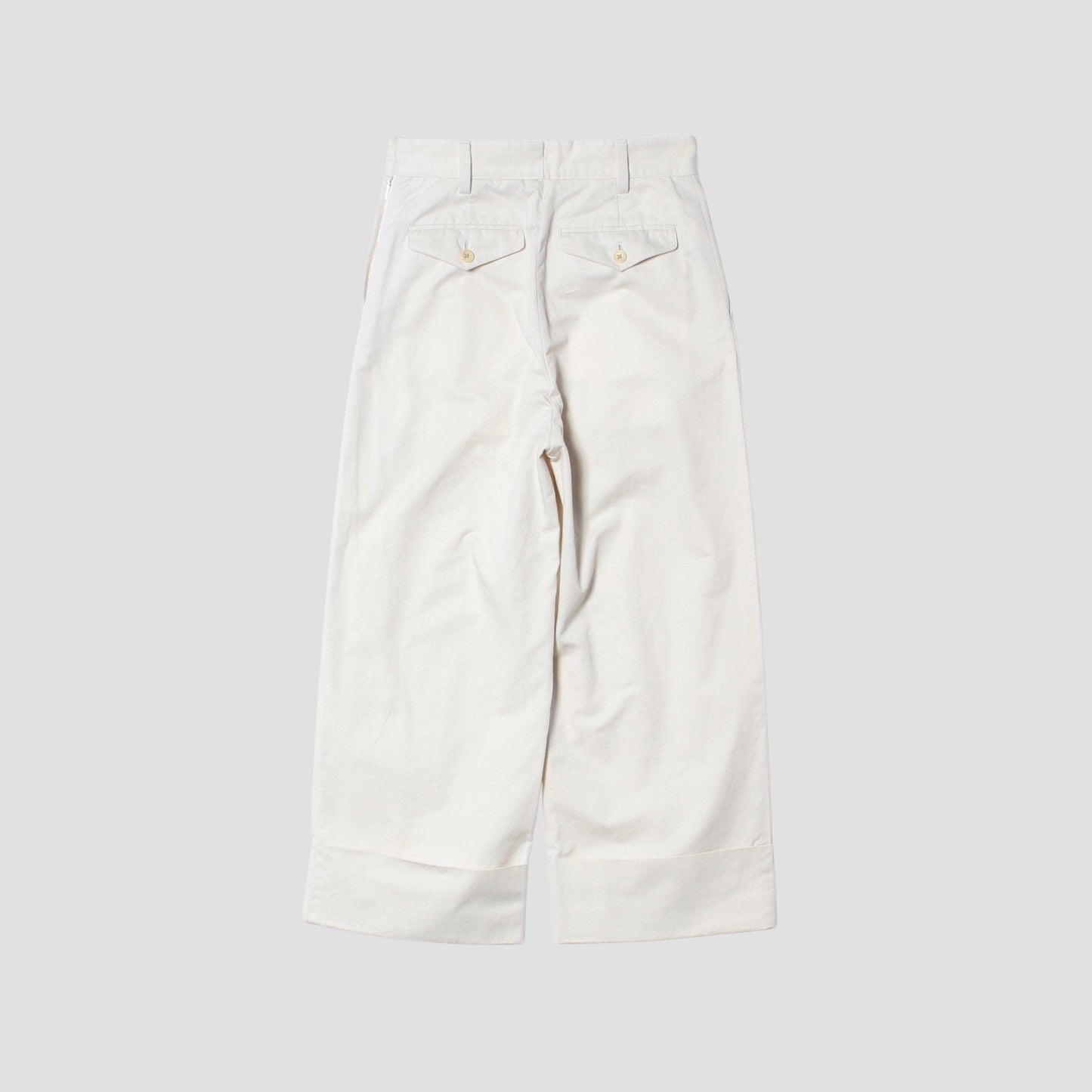LIGHT COTTON LINEN TWILL TROUSERS