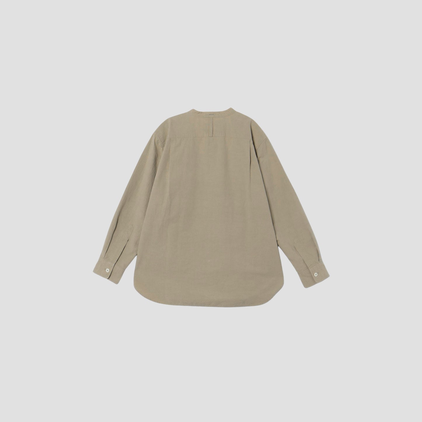 COTTON LINEN PLAIN WEAVE SHIRT