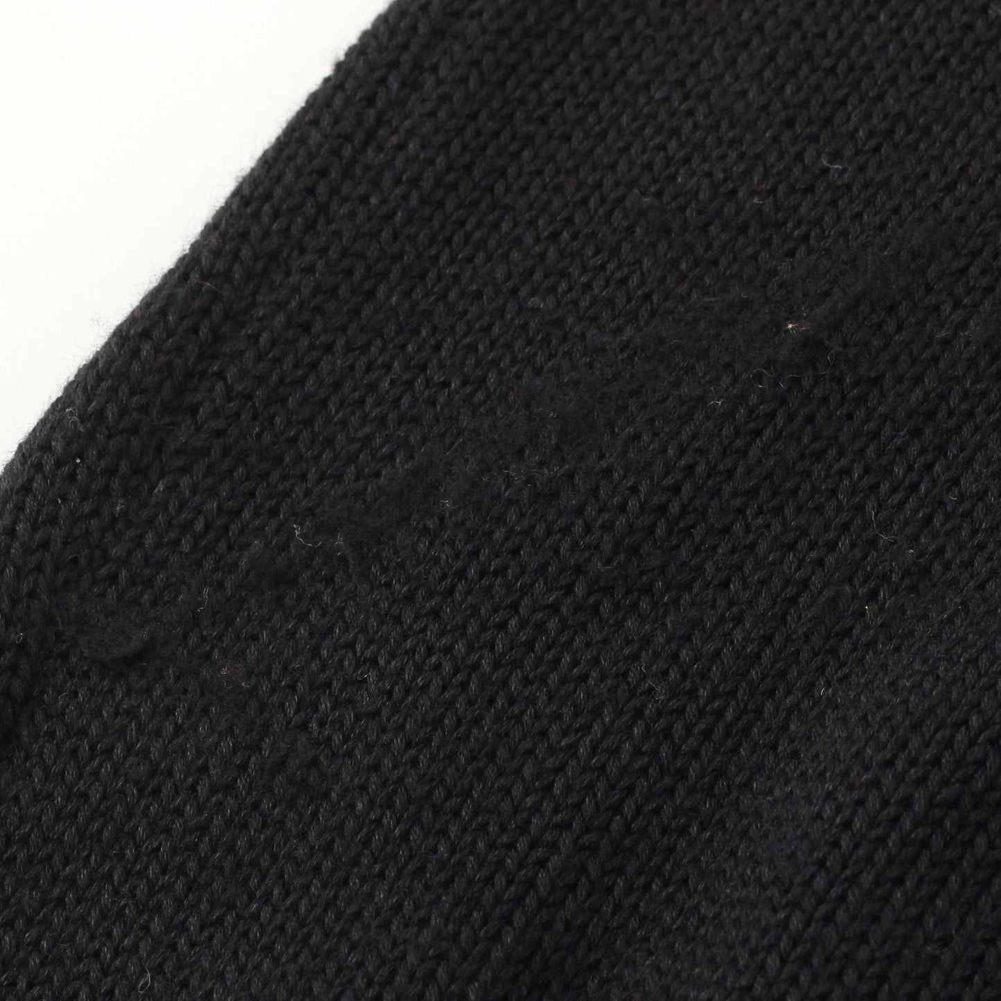 LINEN WOOL HAND FRAME SADDLE CREW KNIT