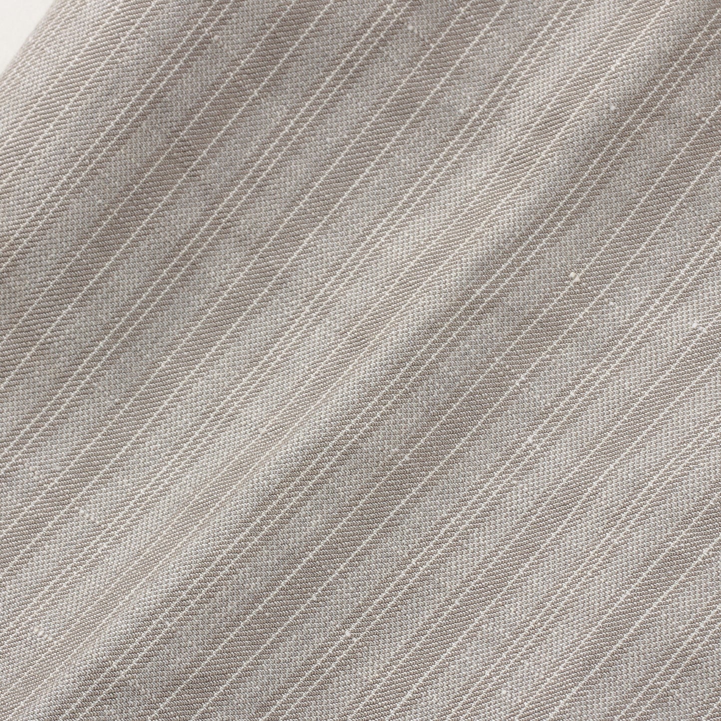 MORNING STRIPE COTTON LINEN TROUSERS
