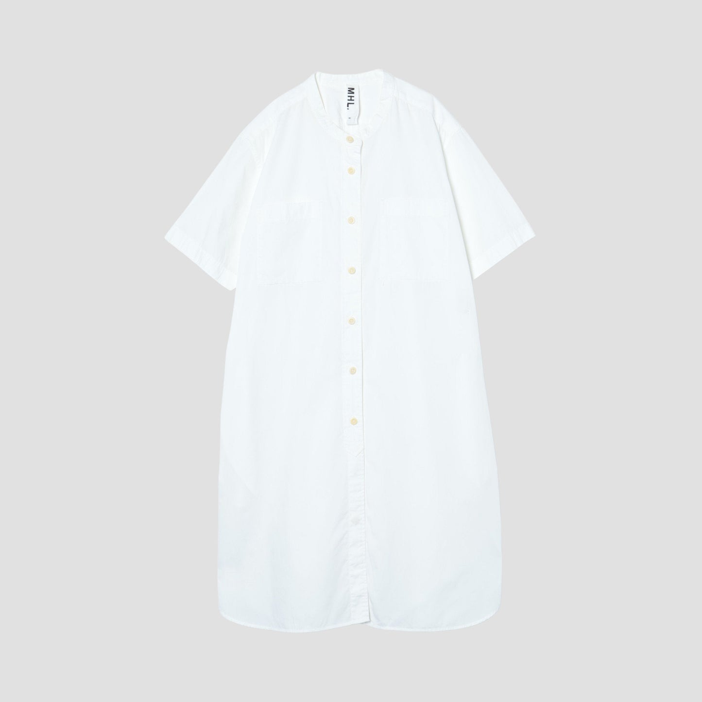 GARMENT DYE BASIC POPLIN DRESS