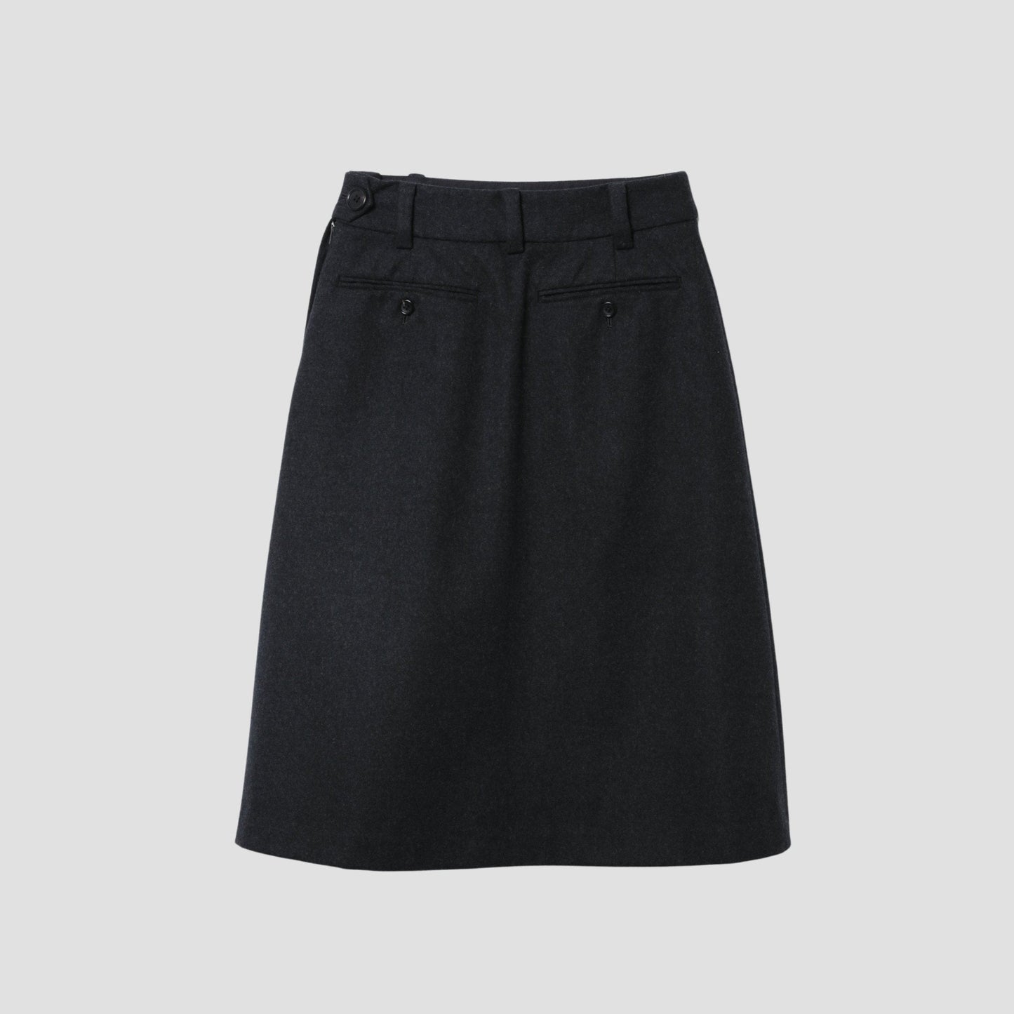WOOLEN TWILL SKIRT