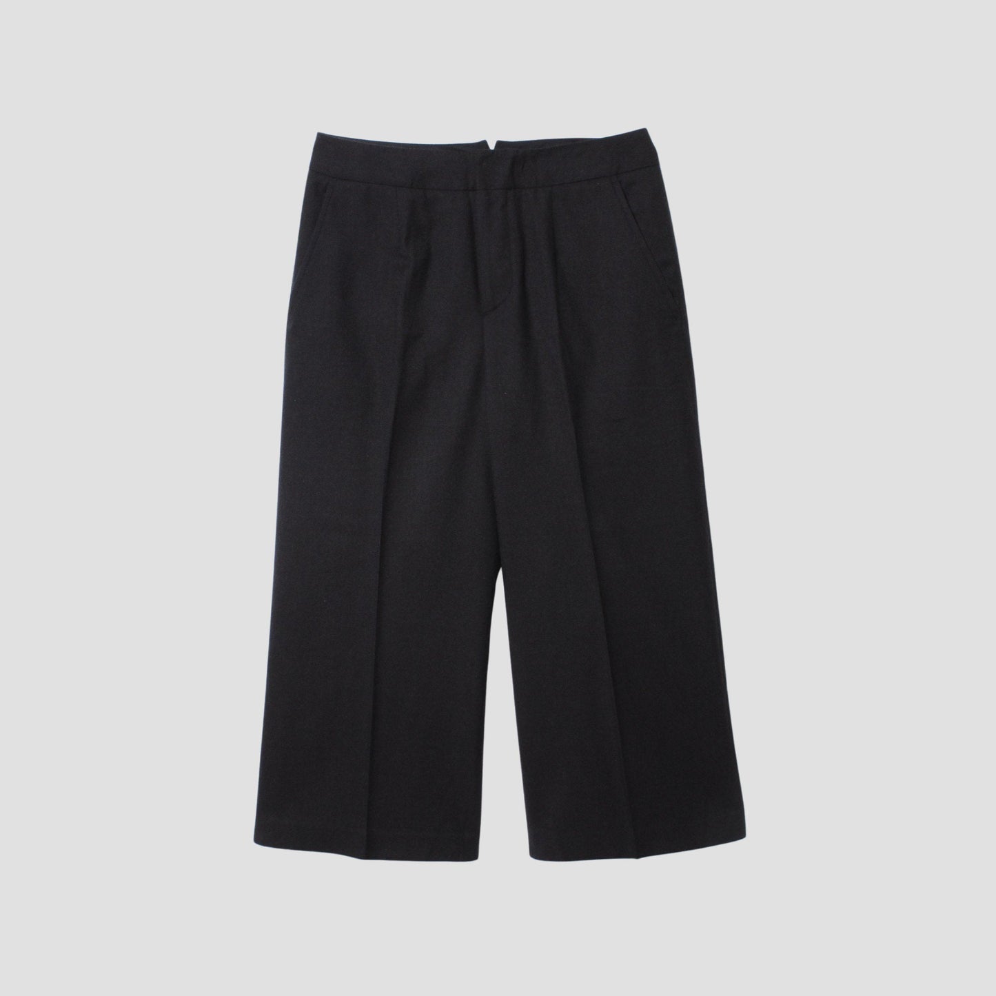 FINE WOOL FLANNEL TROUSERS