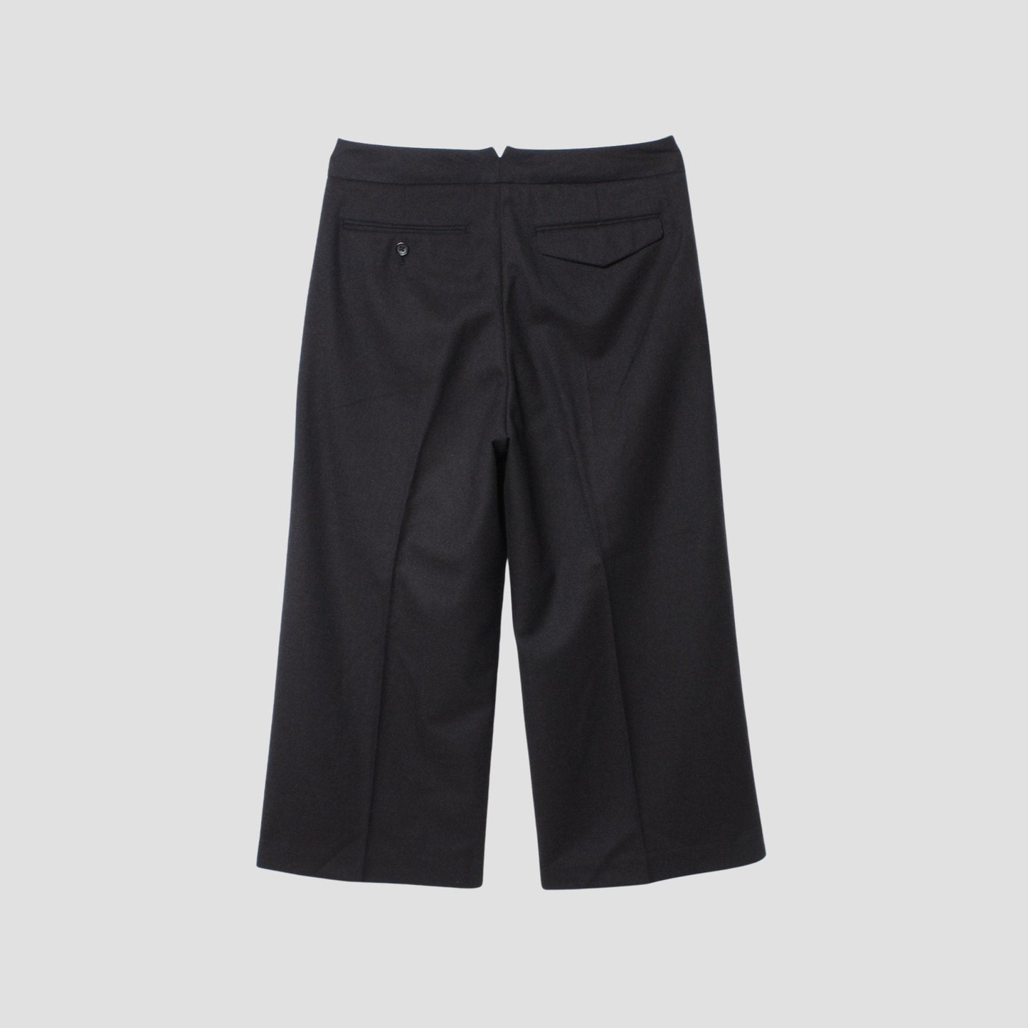 FINE WOOL FLANNEL TROUSERS