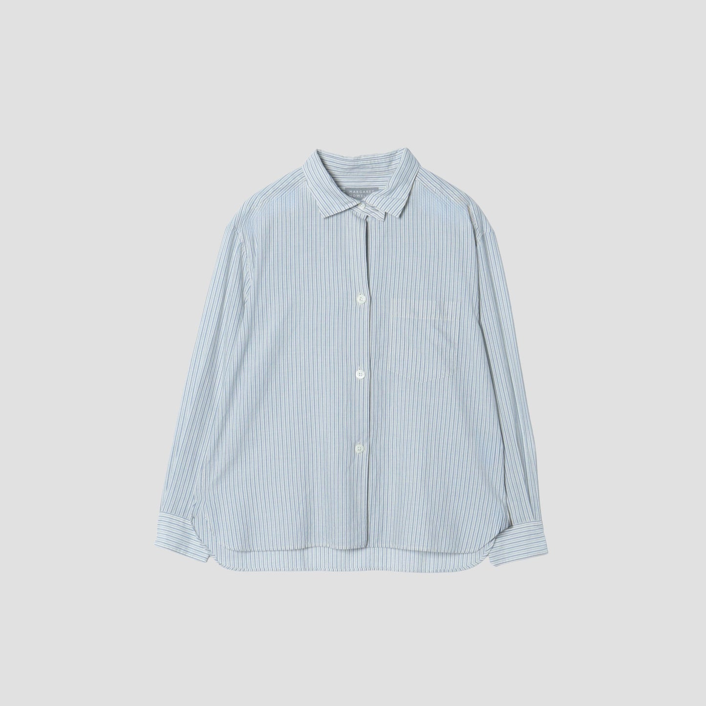 PYJAMA STRIPE COTTON CASHMERE SHIRT