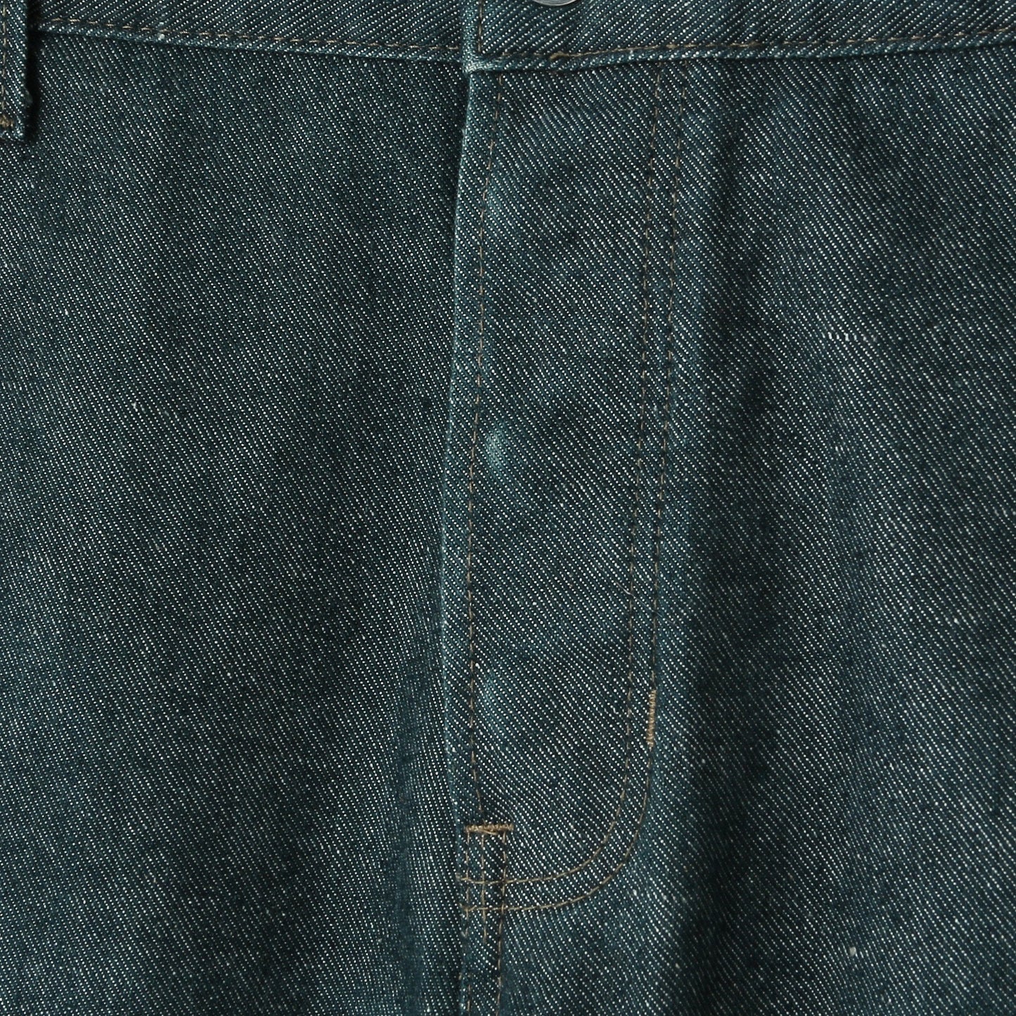 YELLOW CAST DENIM TROUSERS