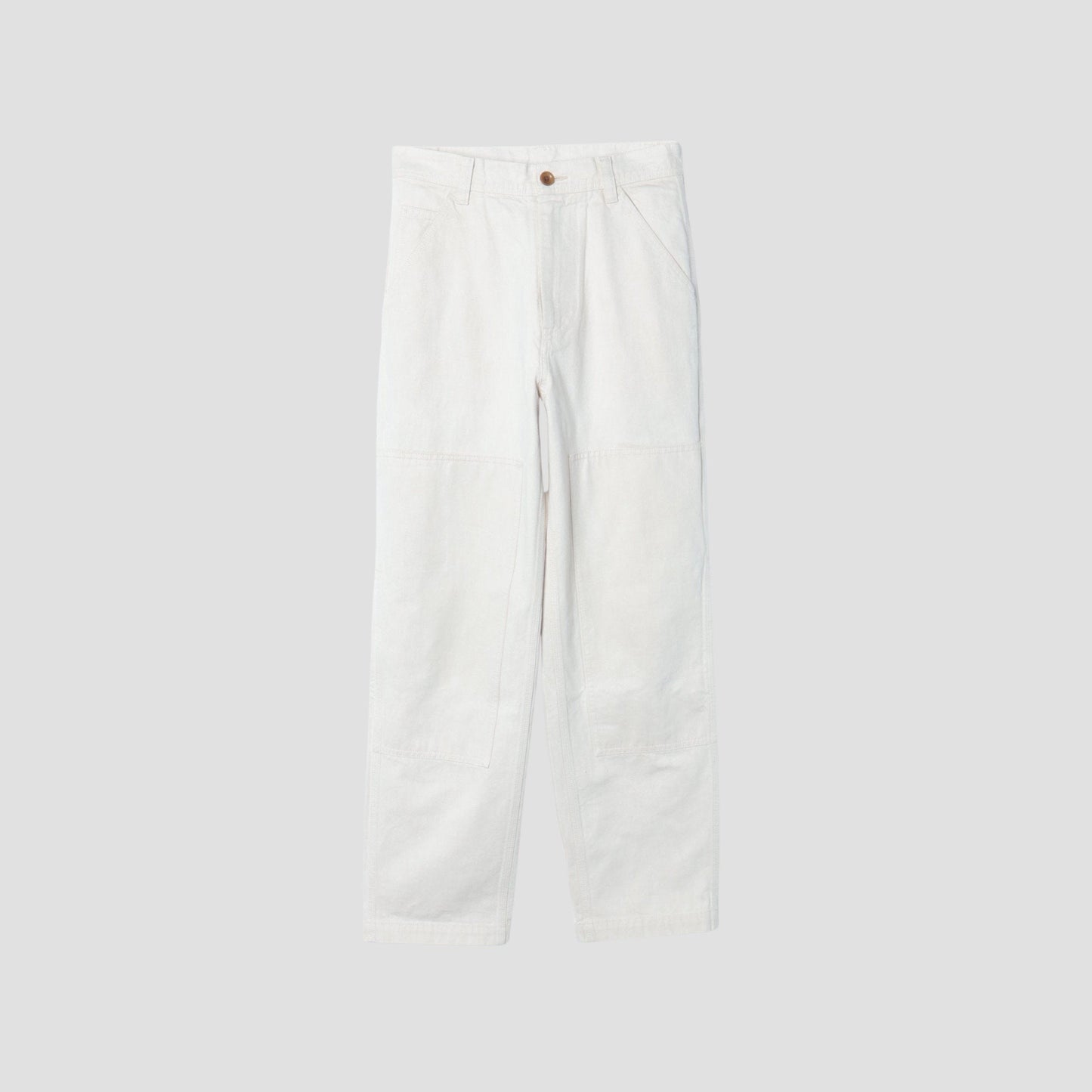 NATURAL DENIM TROUSERS