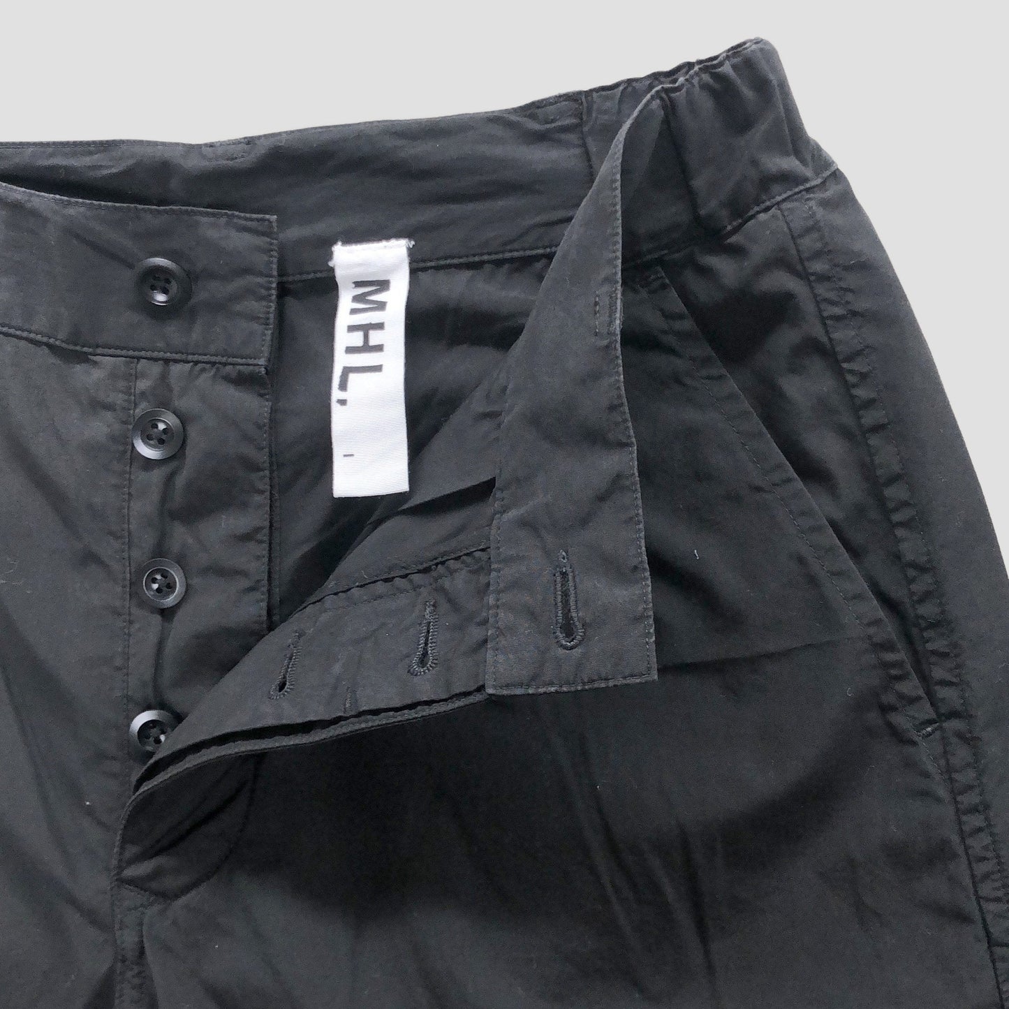 COMPACT TOUGH COTTON POPLIN TROUSERS