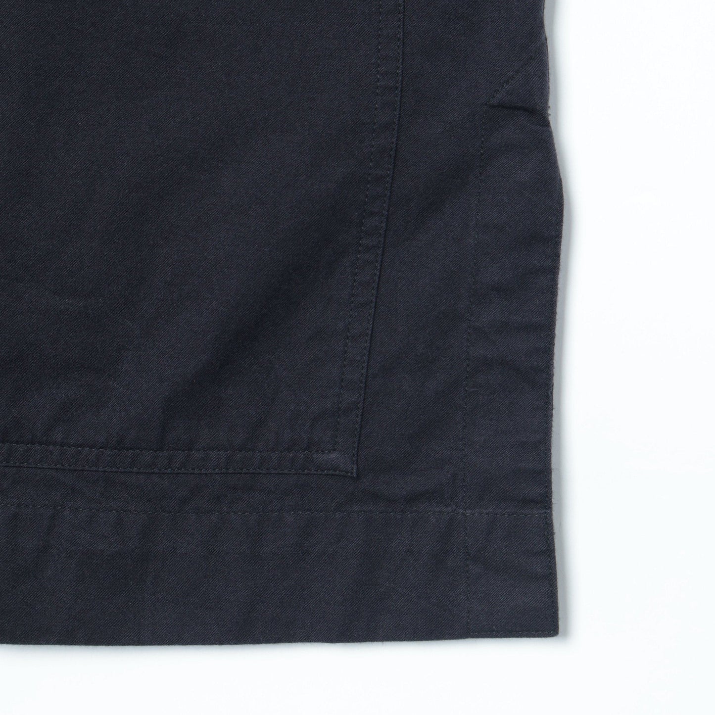BLACK WARP COTTON DENIM SHIRT