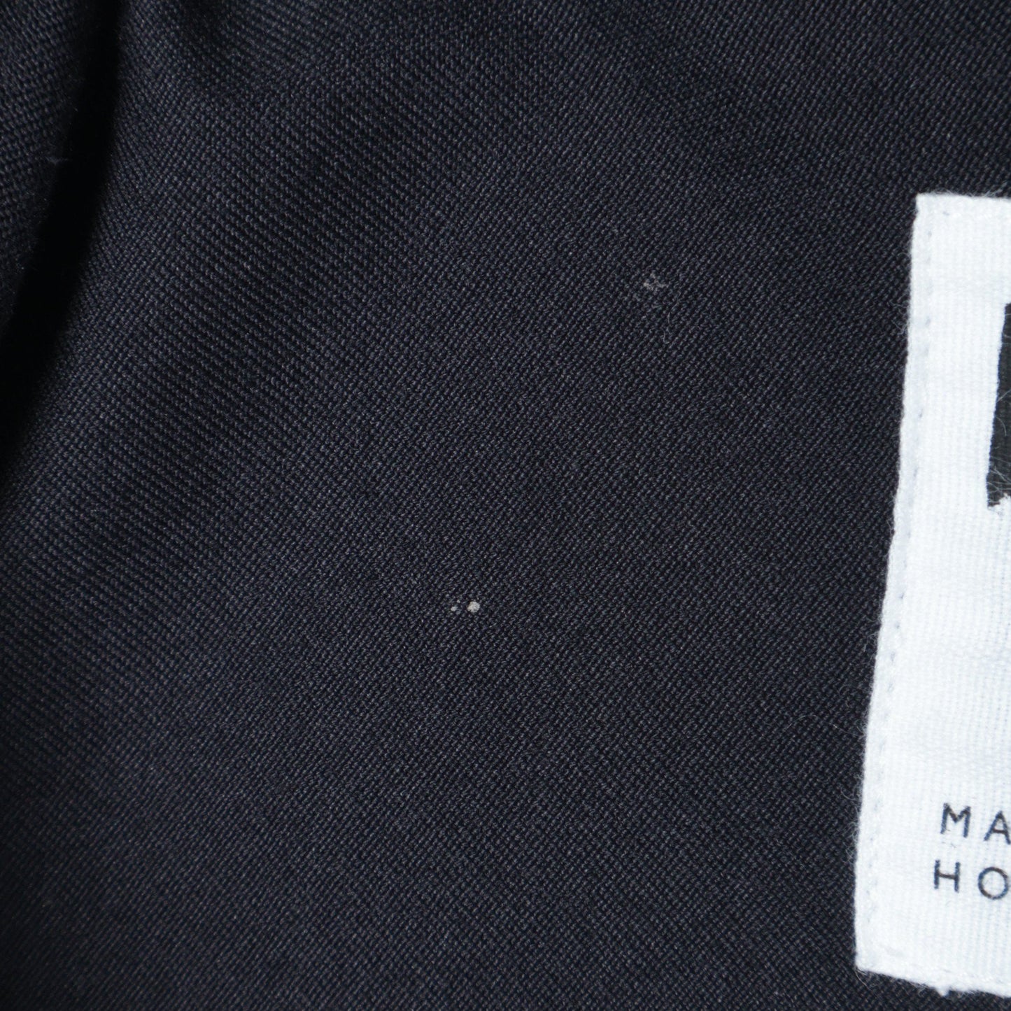 BLACK WARP COTTON DENIM SHIRT