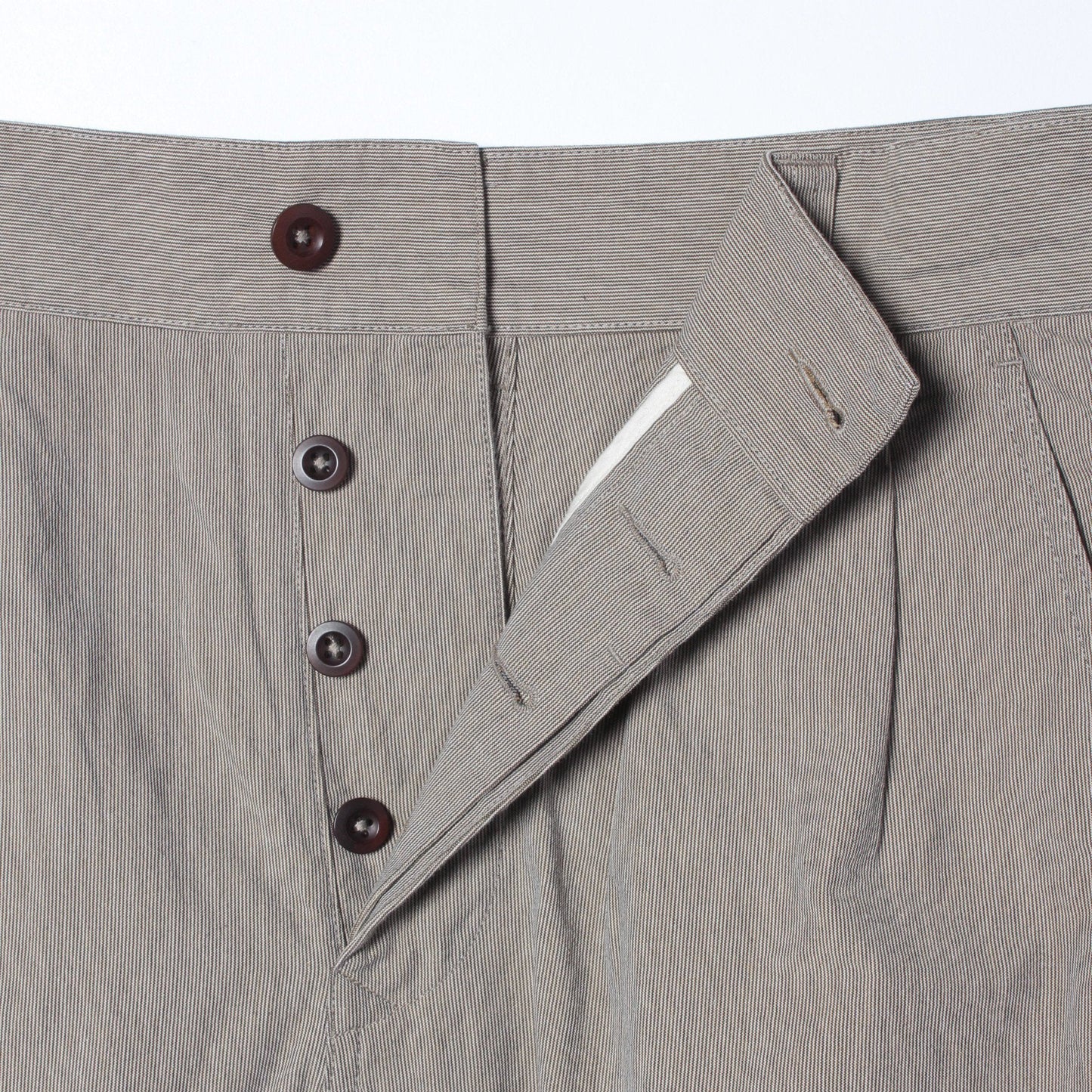 TINY STRIPE COTTON TROUSERS