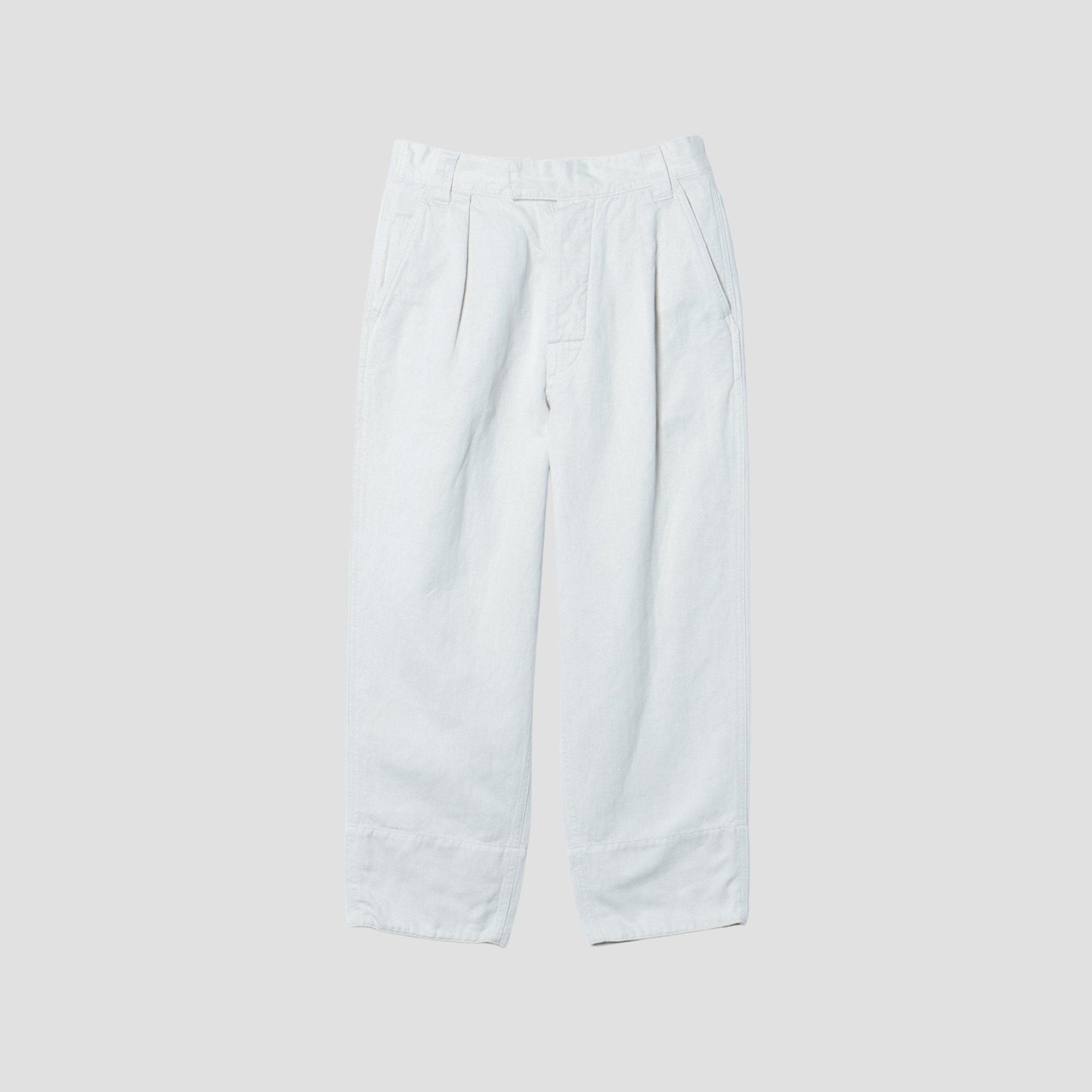 COTTON LINEN HERRINGBONE(MHL SHOP限定) TROUSERS