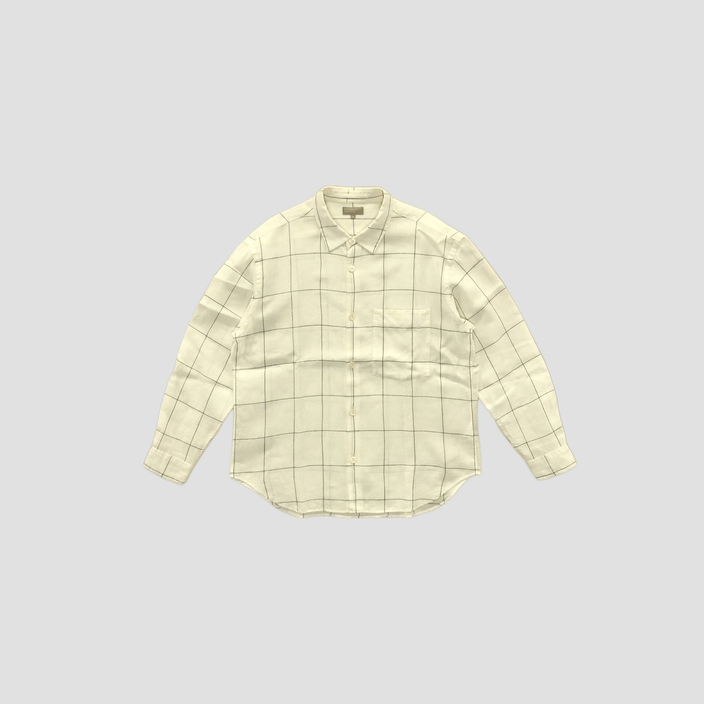 OVERSIZED CHECK LINEN SHIRT