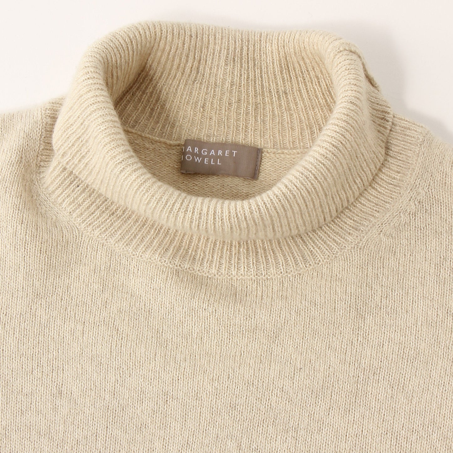 WOOL COTTON TURTLE NECK KNIT
