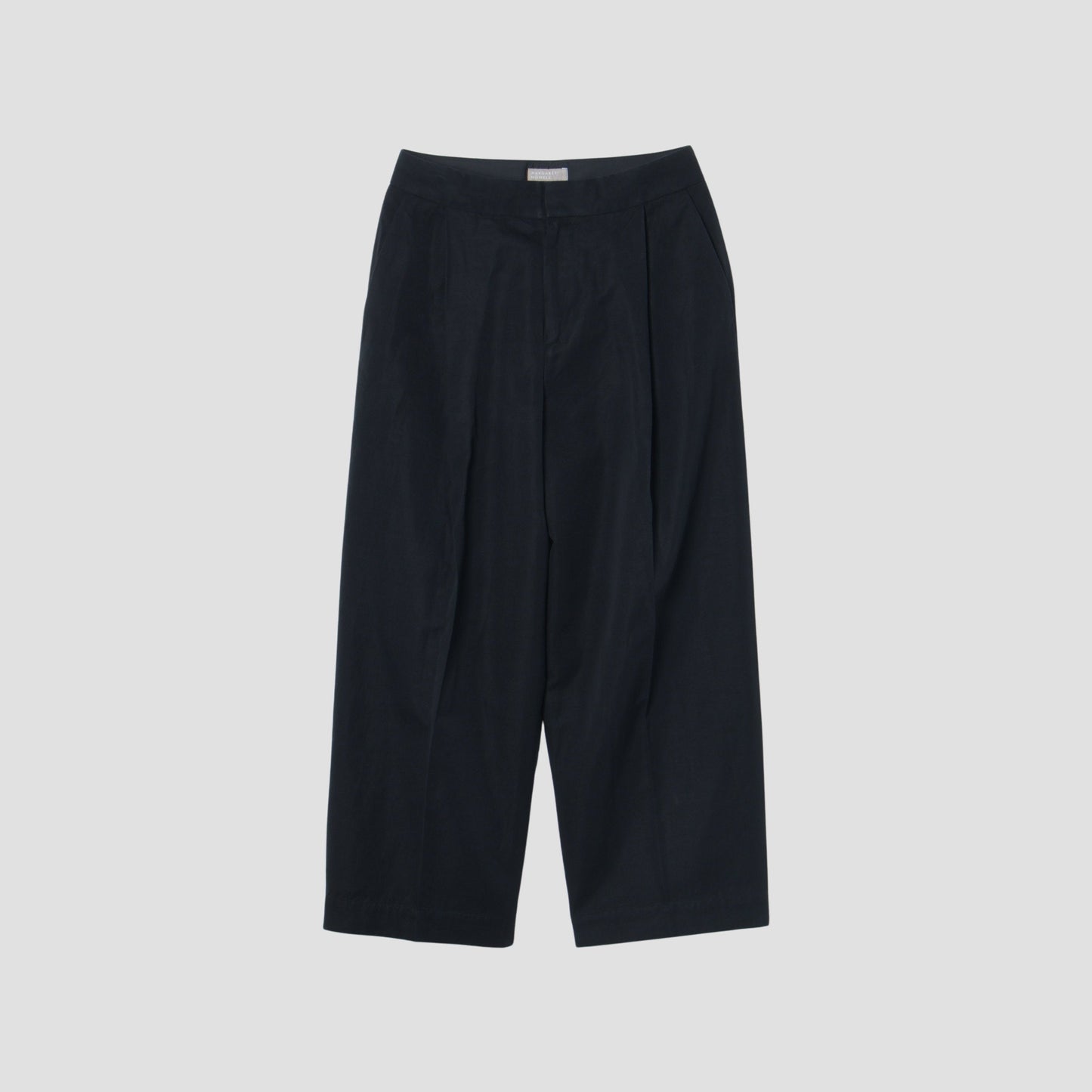 COTTON LINEN TWILL TROUSERS