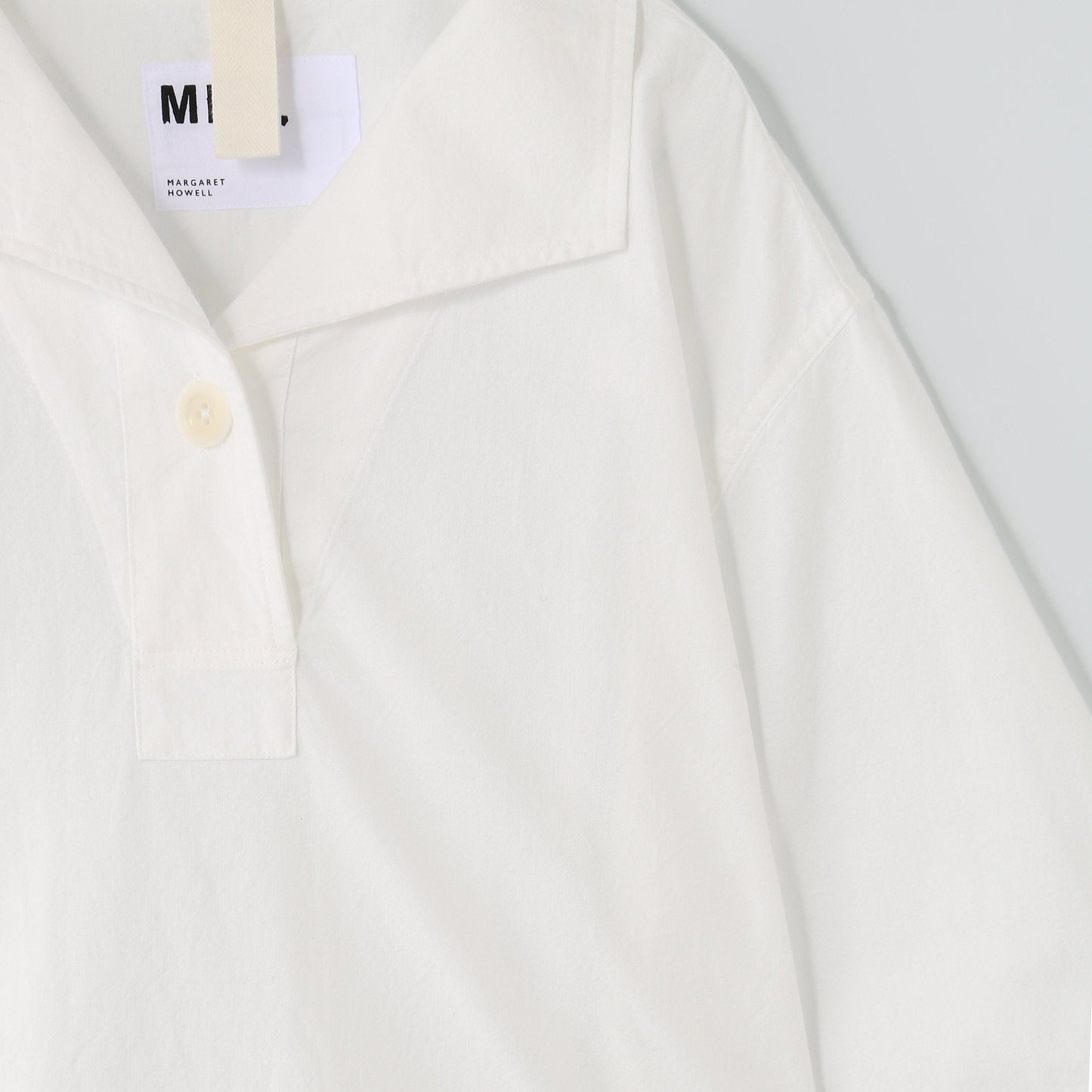WORN COTTON PLAINWEAVE SHIRT