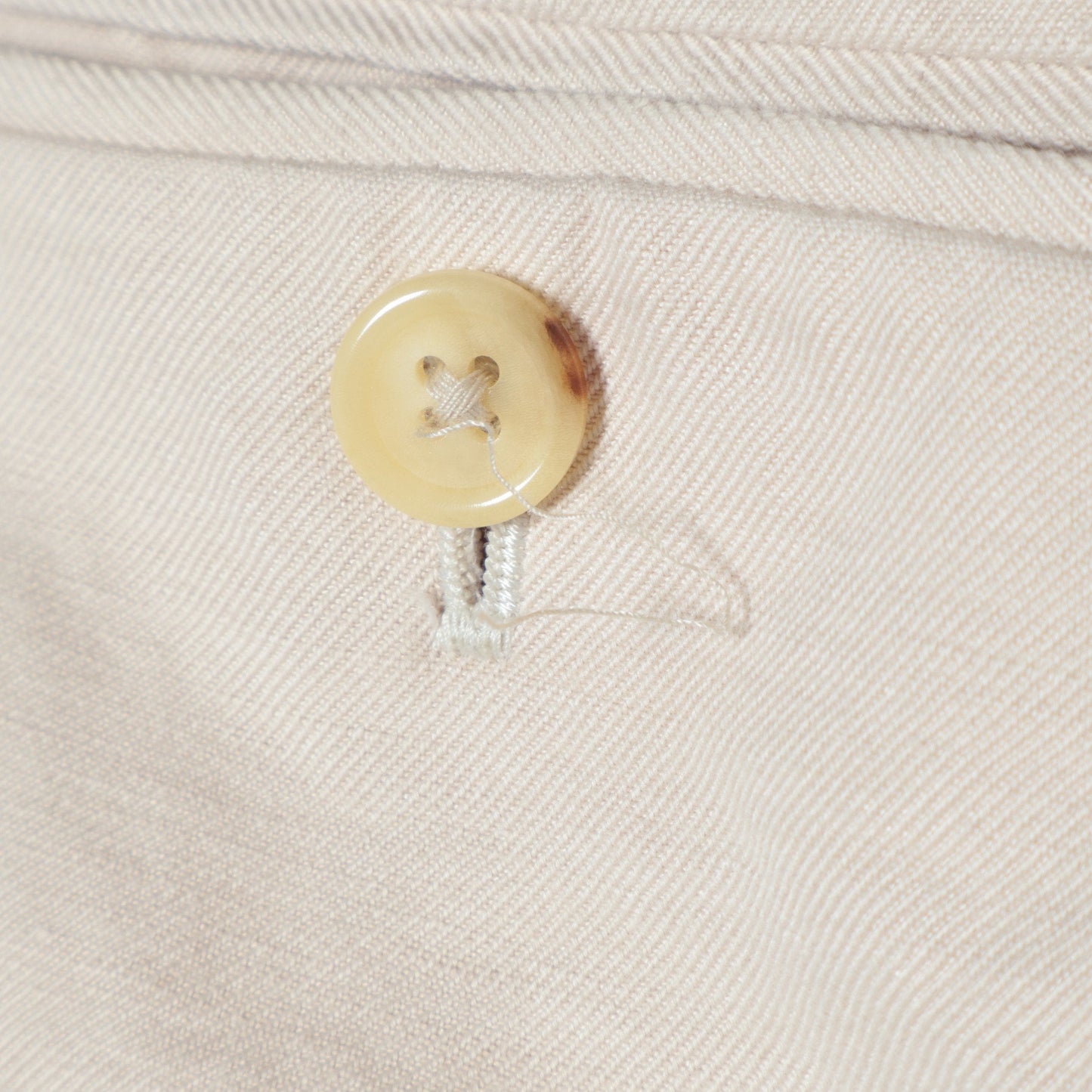 COTTON LINEN TWILL TROUSERS