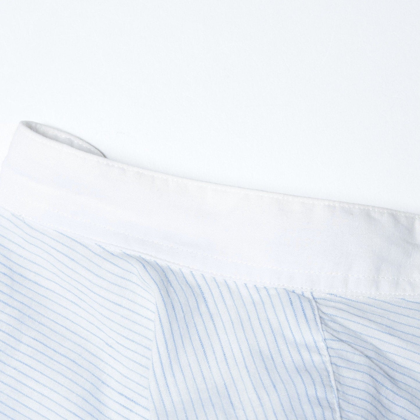 FINE STRIPE COTTON LINEN SHIRT