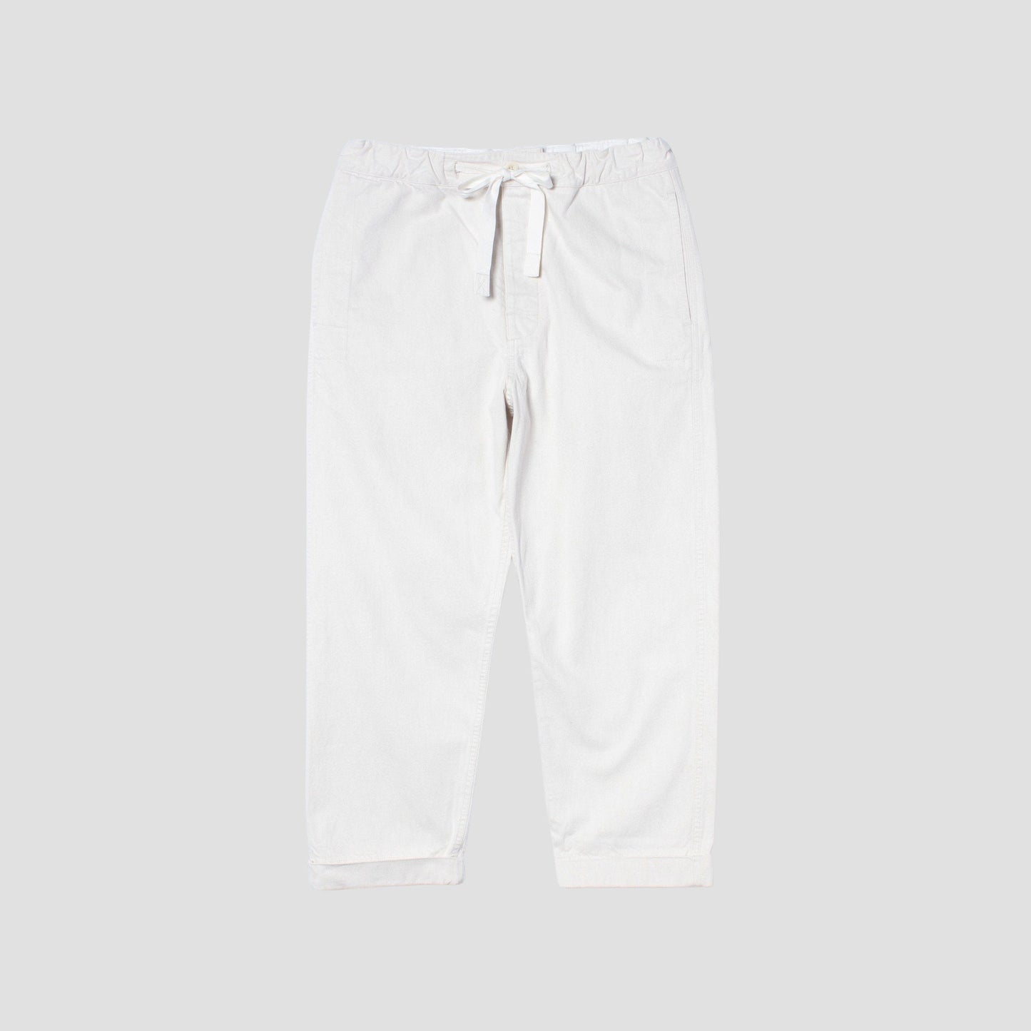 NATURAL DENIM TROUSERS