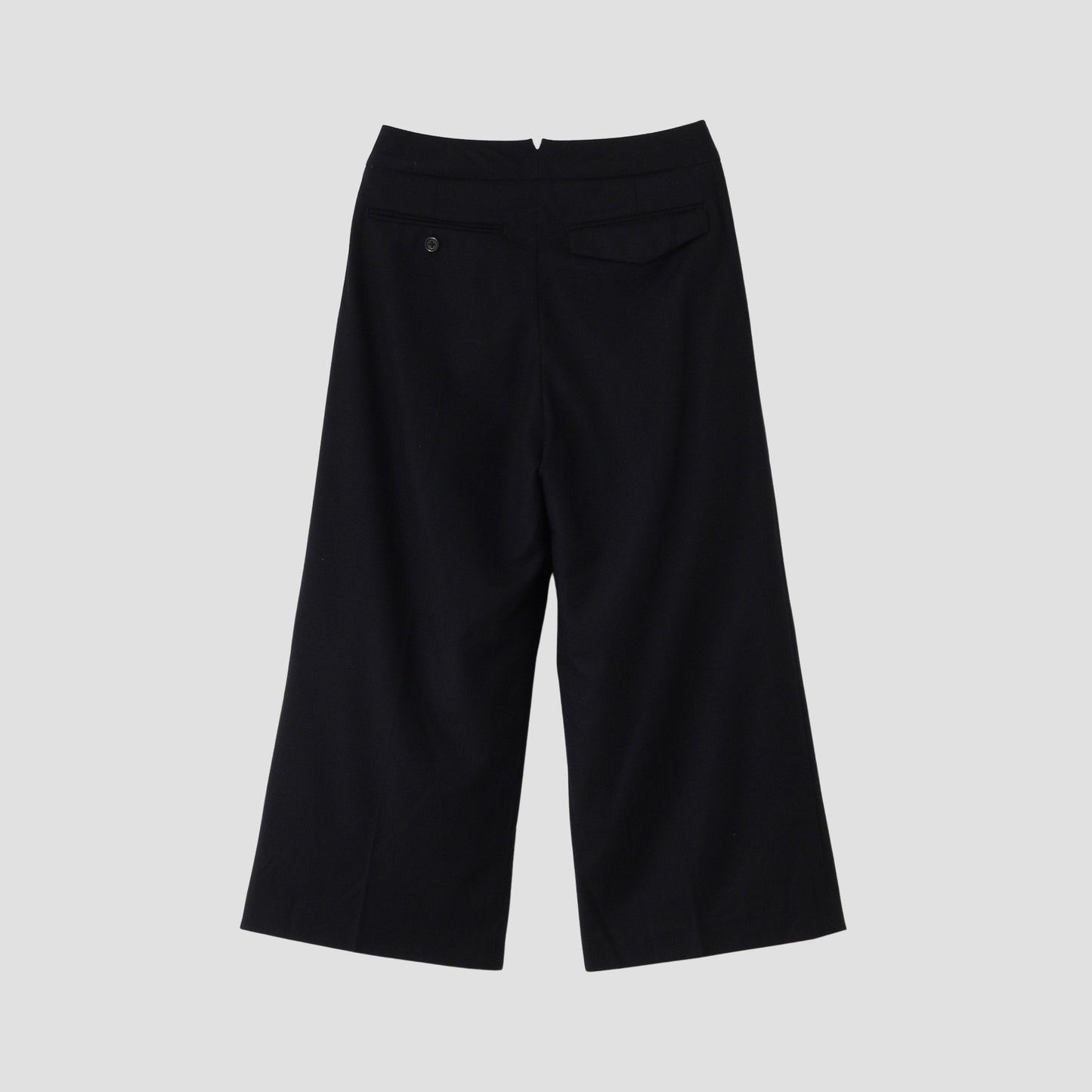 FINE WOOL FLANNEL TROUSERS