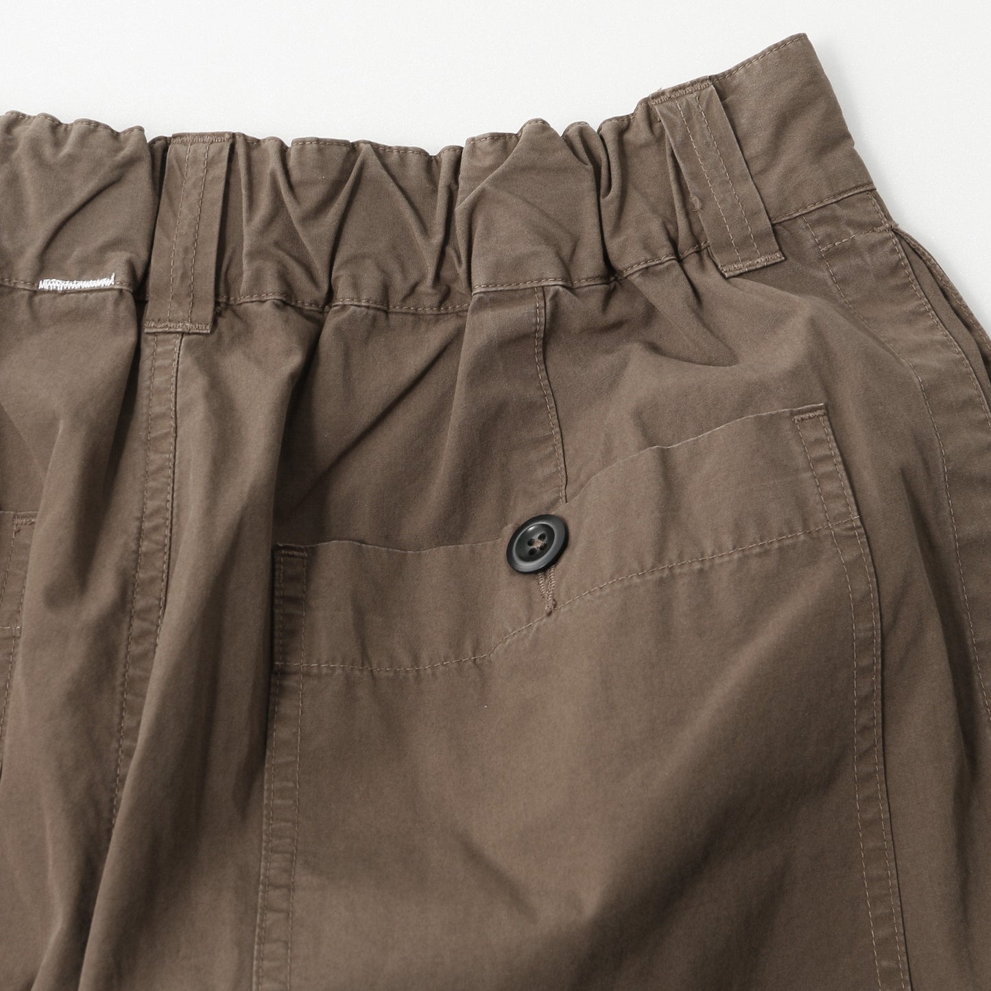 FINE COMPACT COTTON POPLIN TROUSERS
