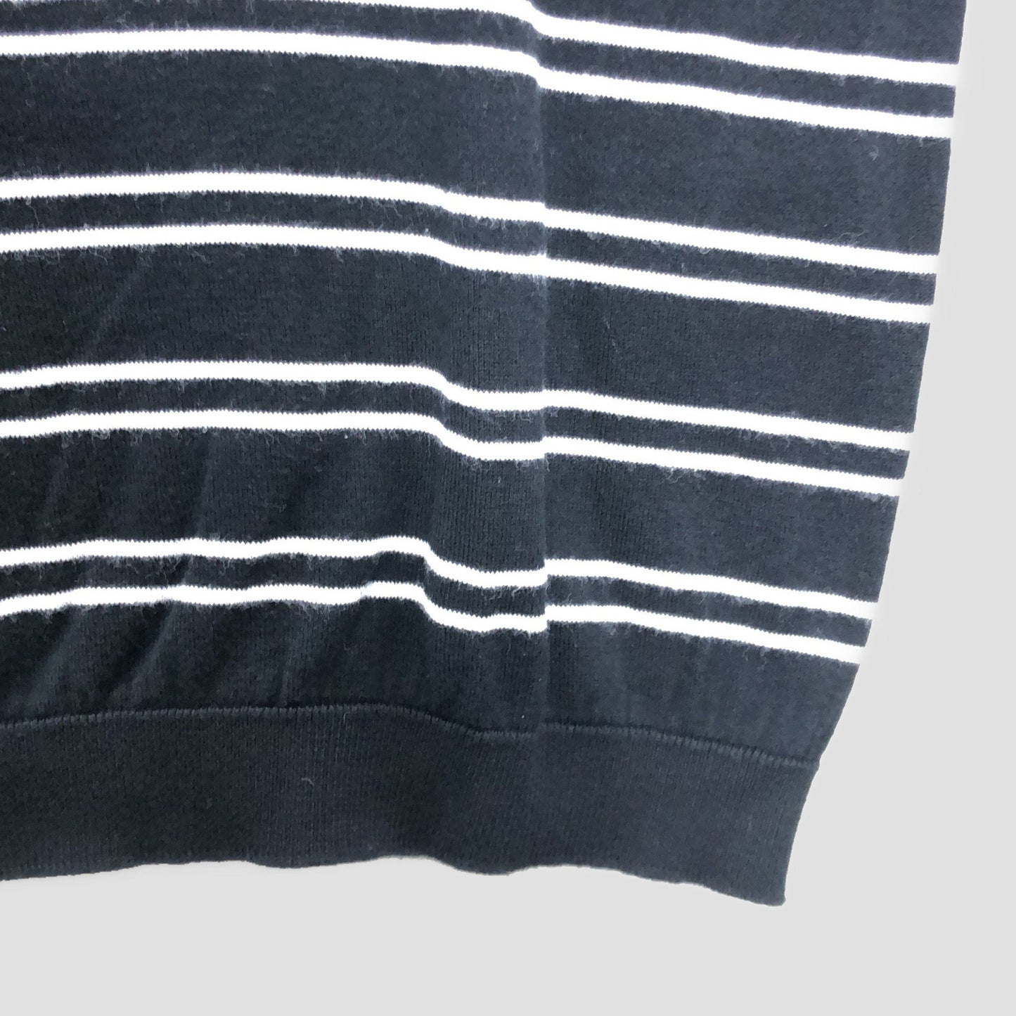 SEA ISLAND COTTON STRIPE POLO SHIRT KNIT