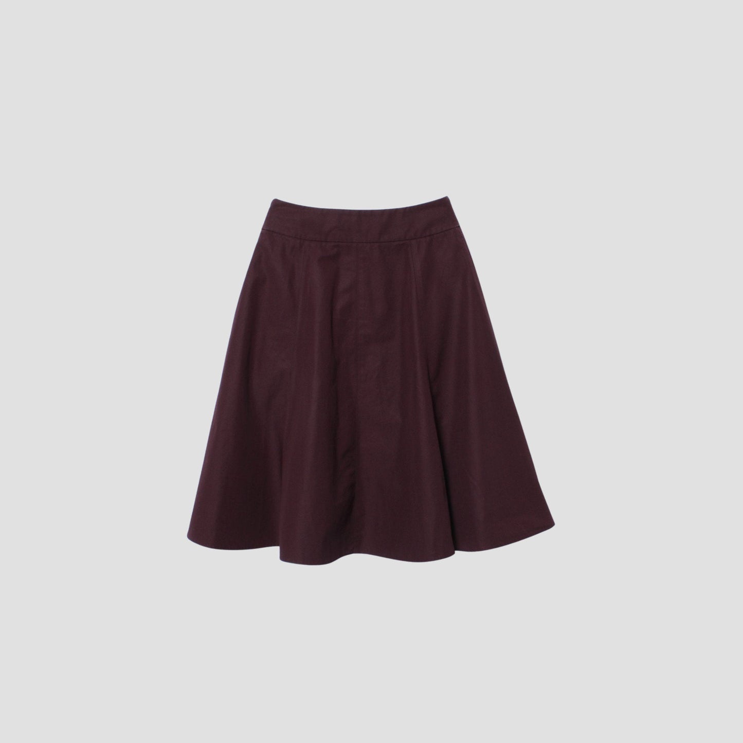 COTTON TAFFETA SKIRT