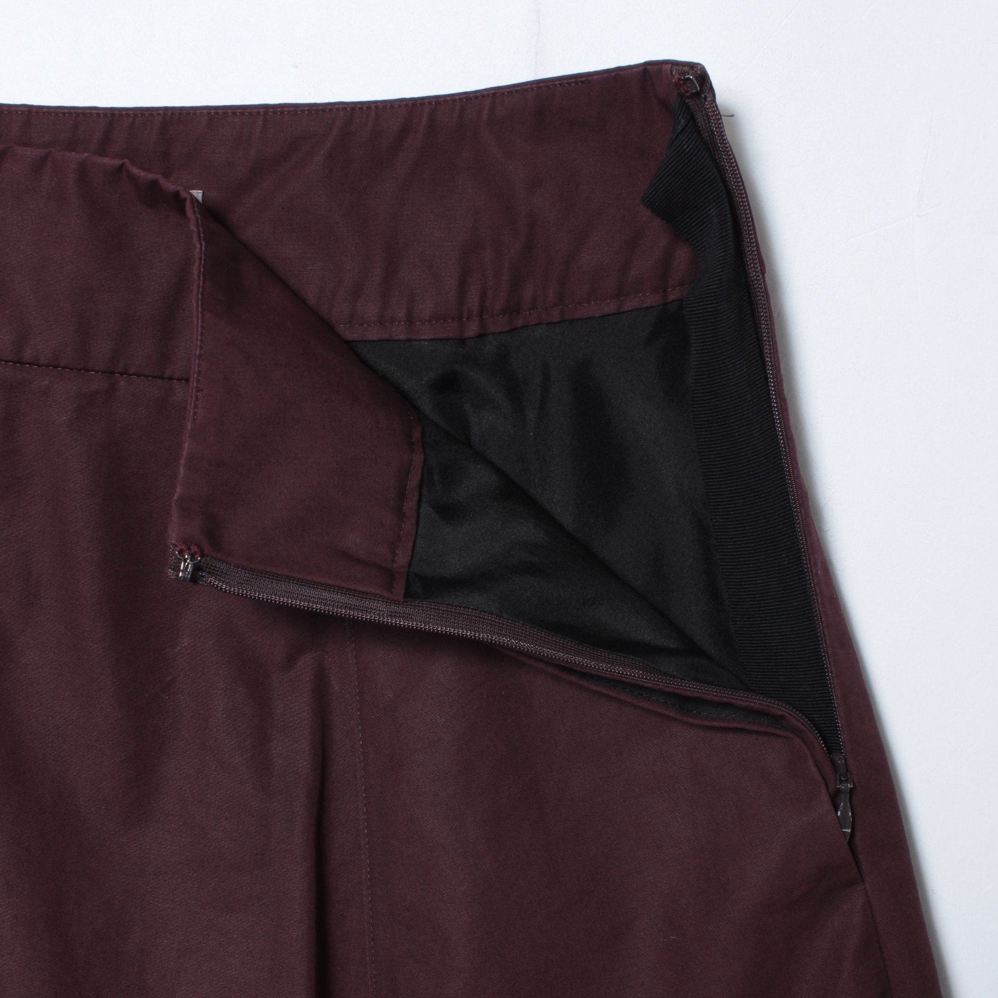 COTTON TAFFETA SKIRT
